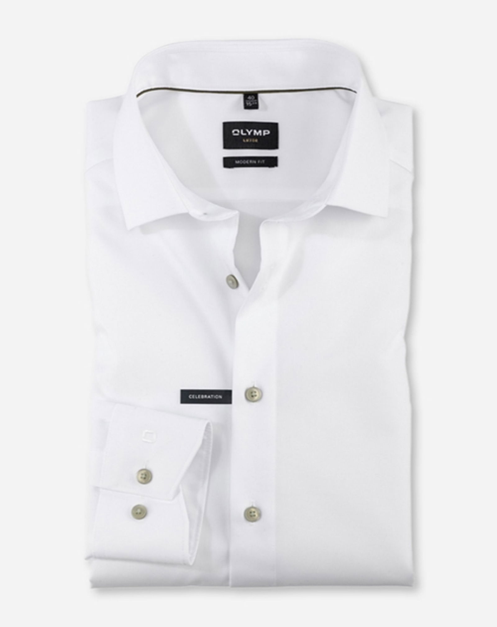 Olymp |  Olymp Hemd Modern Fit  | 44 | kitt