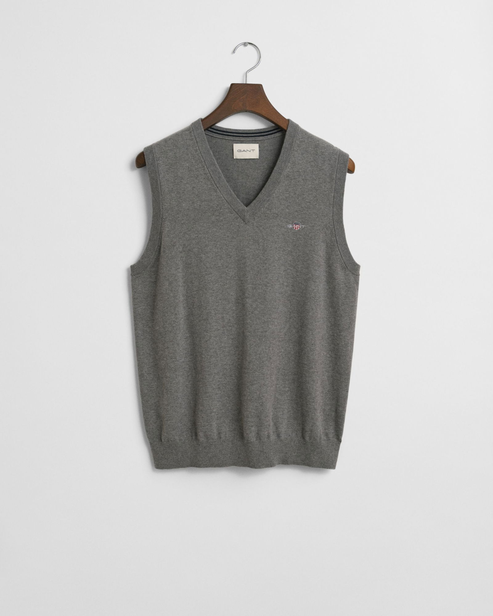 Gant |  Gant Weste  | L | dark grey melange