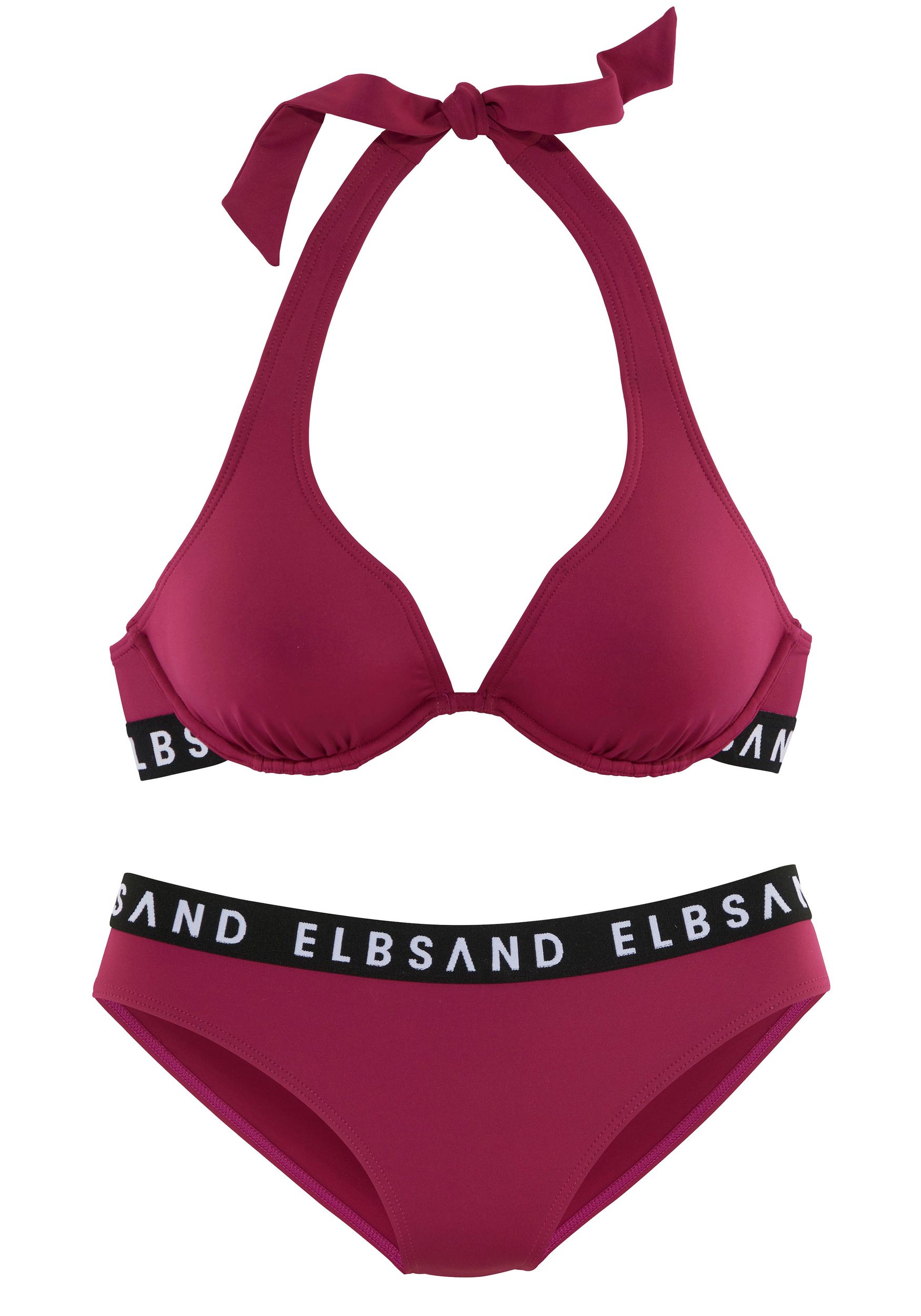 Lascana |  Lascana Bügel-Bikini-Top  | 42/D | berry