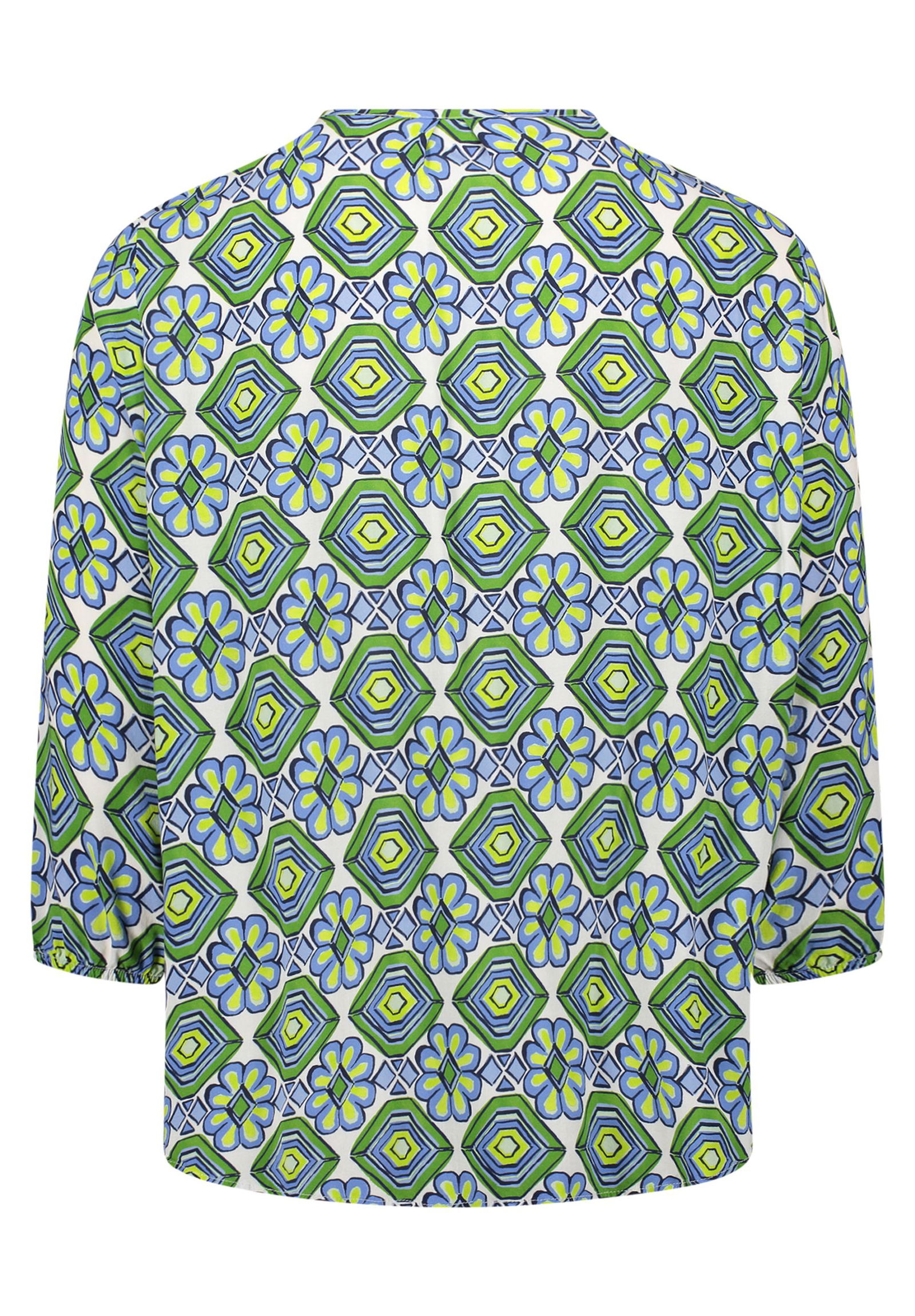 Cartoon |  Cartoon Druckbluse  | 36 | green/blue