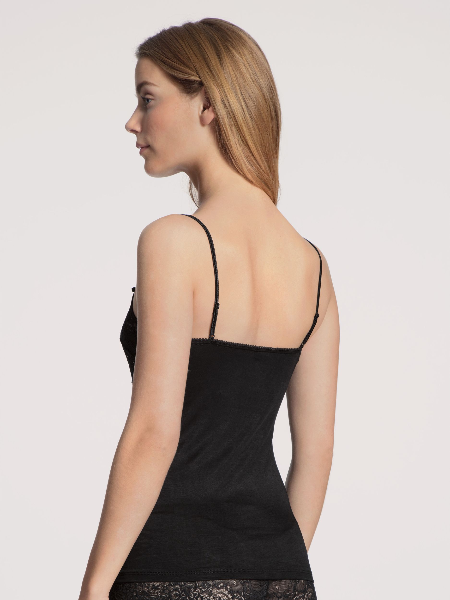 Calida |  DAMEN Spaghetti-Top | M | schwarz