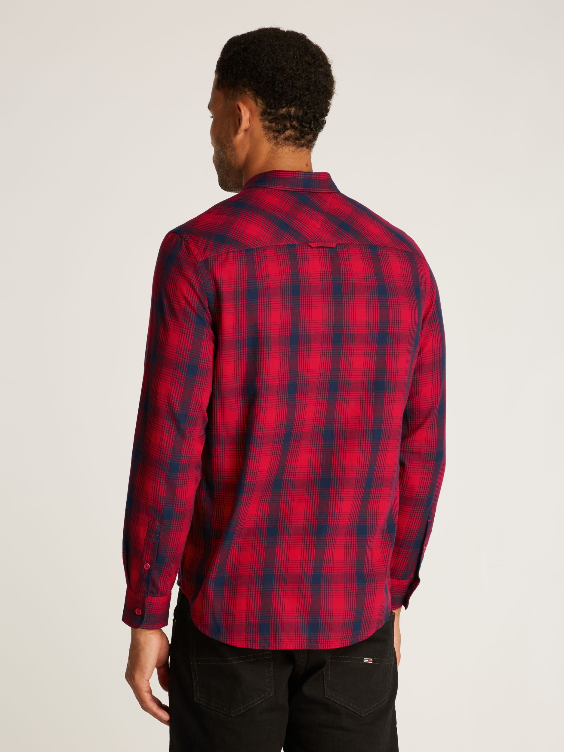  |  TJM REG CHECK FLANNEL SHIRT EXT | XXL | new charcoal