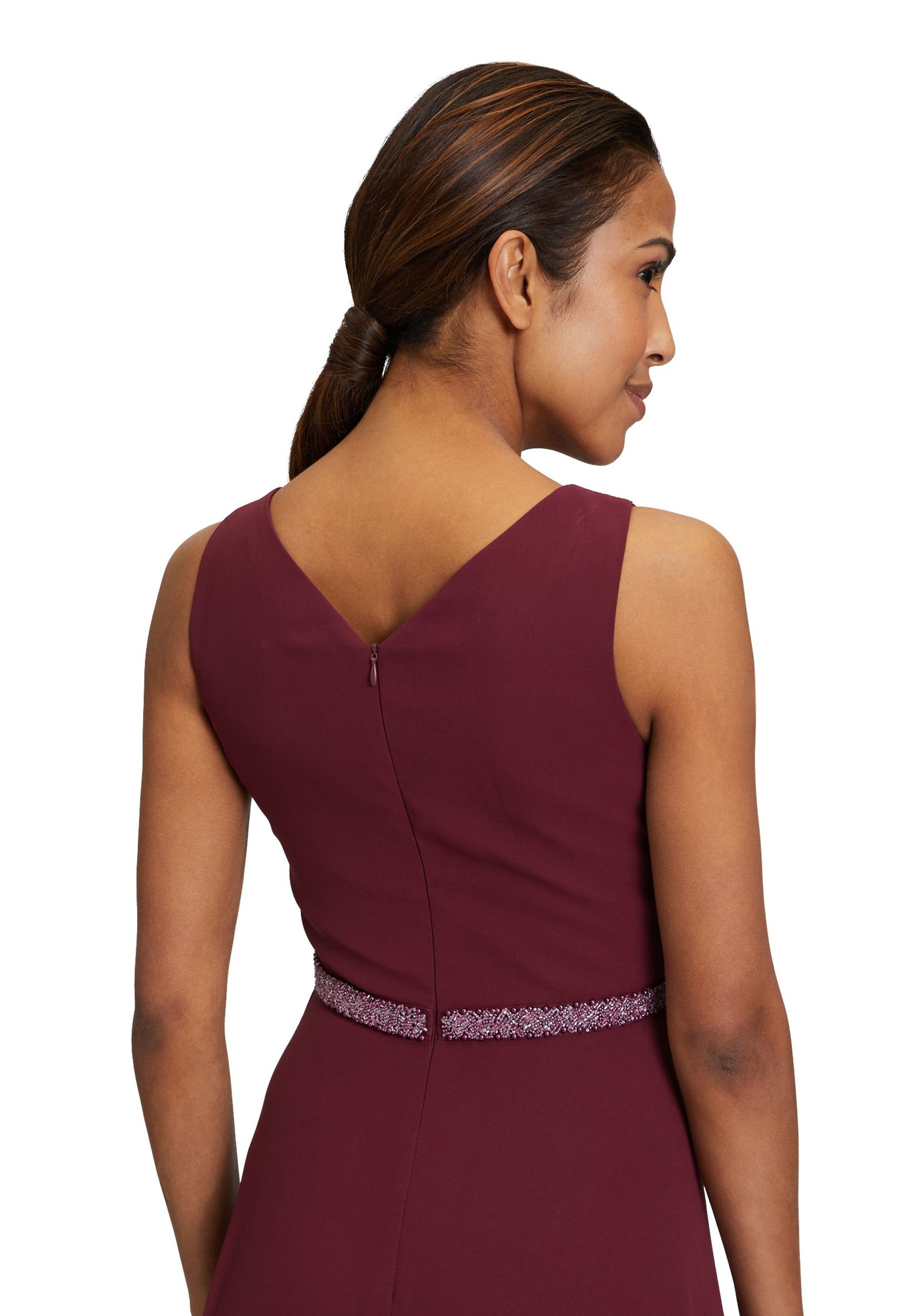 7e778445ec29ef2172eb72680c3226bd Vera Mont | Vera Mont Langes Kleid | 42 | deep wine