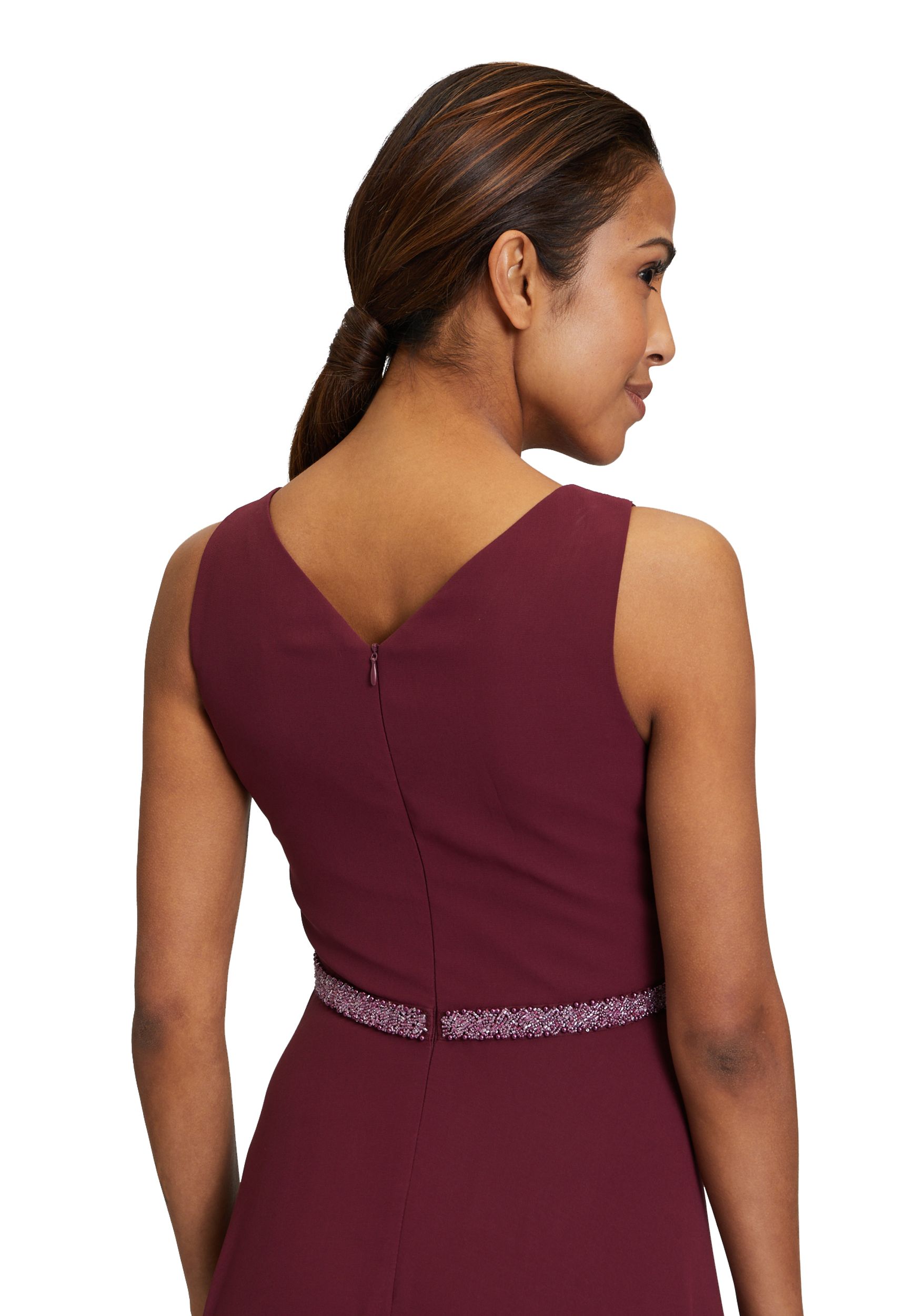 Vera Mont |  Vera Mont Langes Kleid  | 42 | deep wine