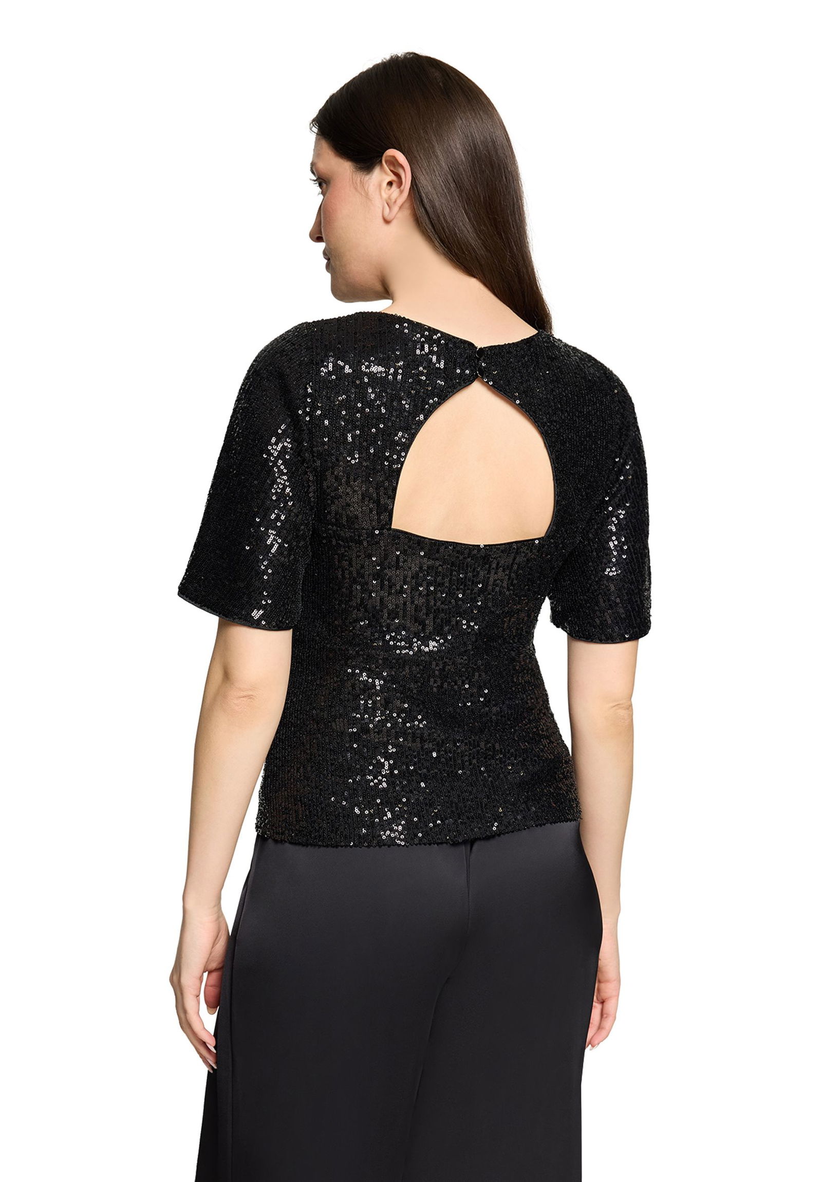 V by Vera Mont |  V by Vera Mont  Pailletten-Top | 38 | schwarz