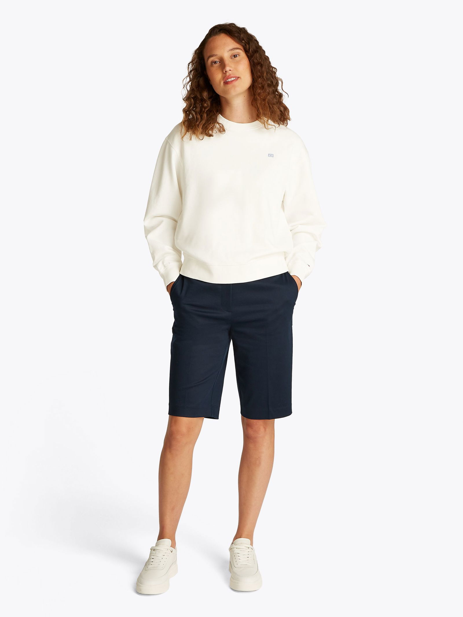 Tommy Hilfiger |  Tommy Hilfiger Sweatshirt  | S | ecru