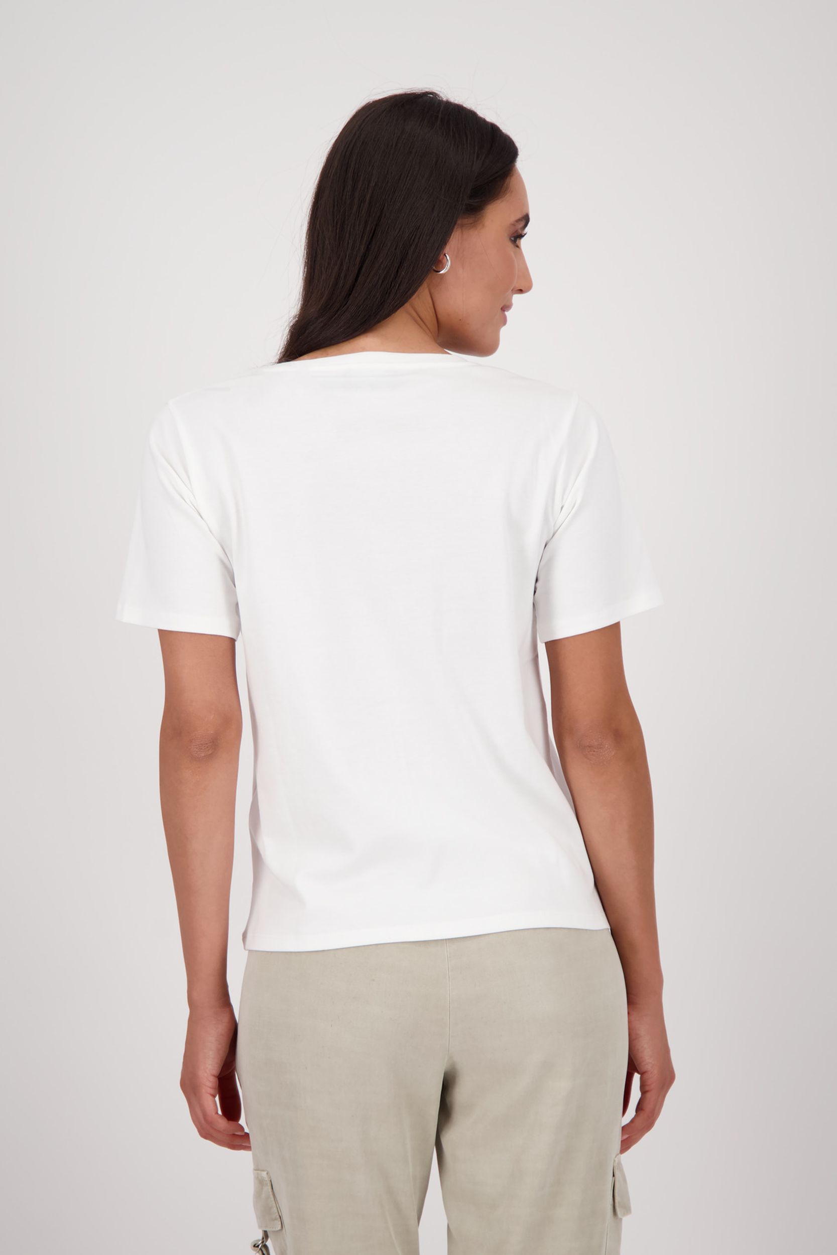 Monari |  T-Shirt, cream | 40