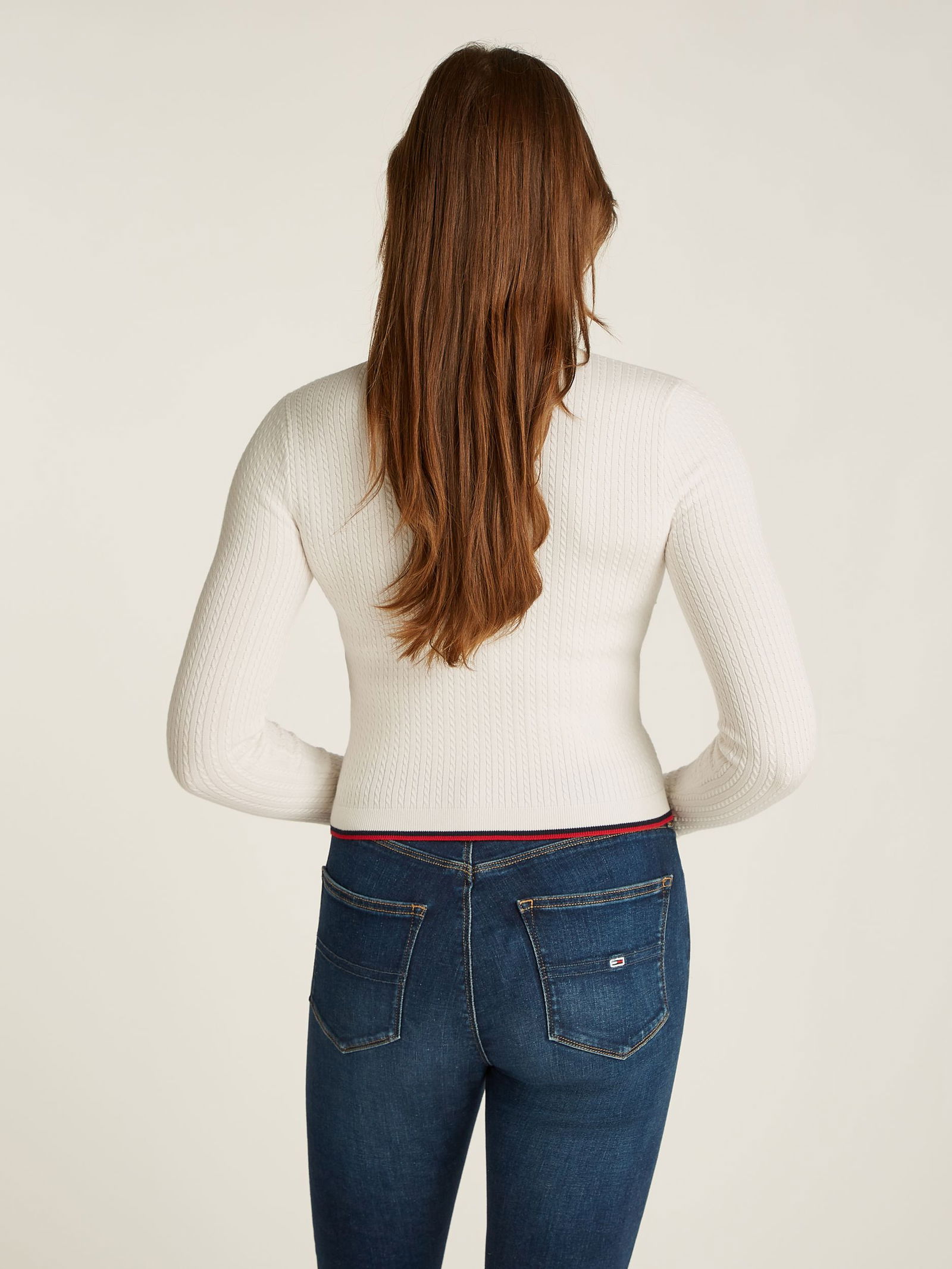 Tommy Jeans | Tommy Jeans Sweatjacke | S | ancient white