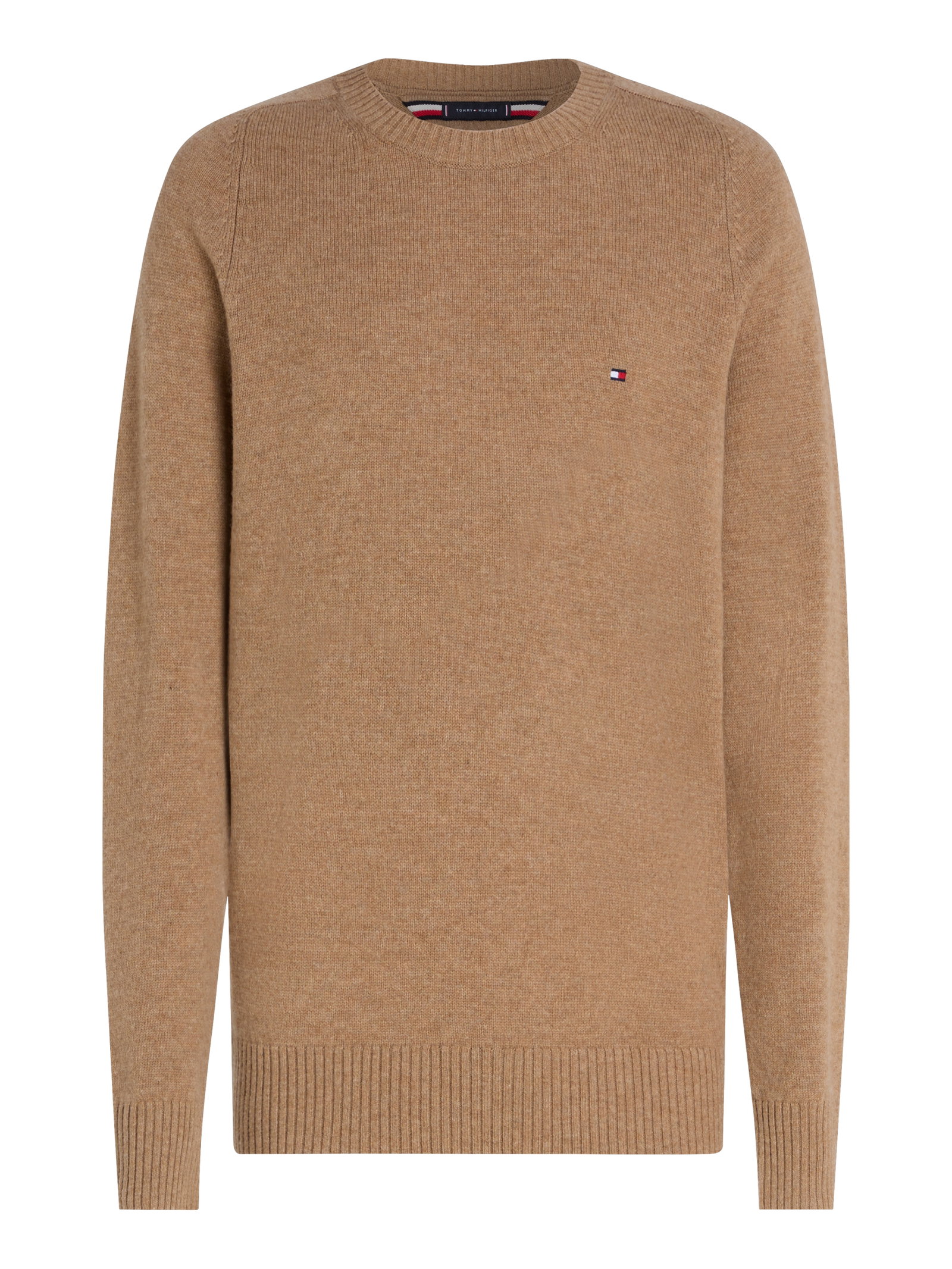 LAMBSWOOL CREW NECK, KHAKI #8