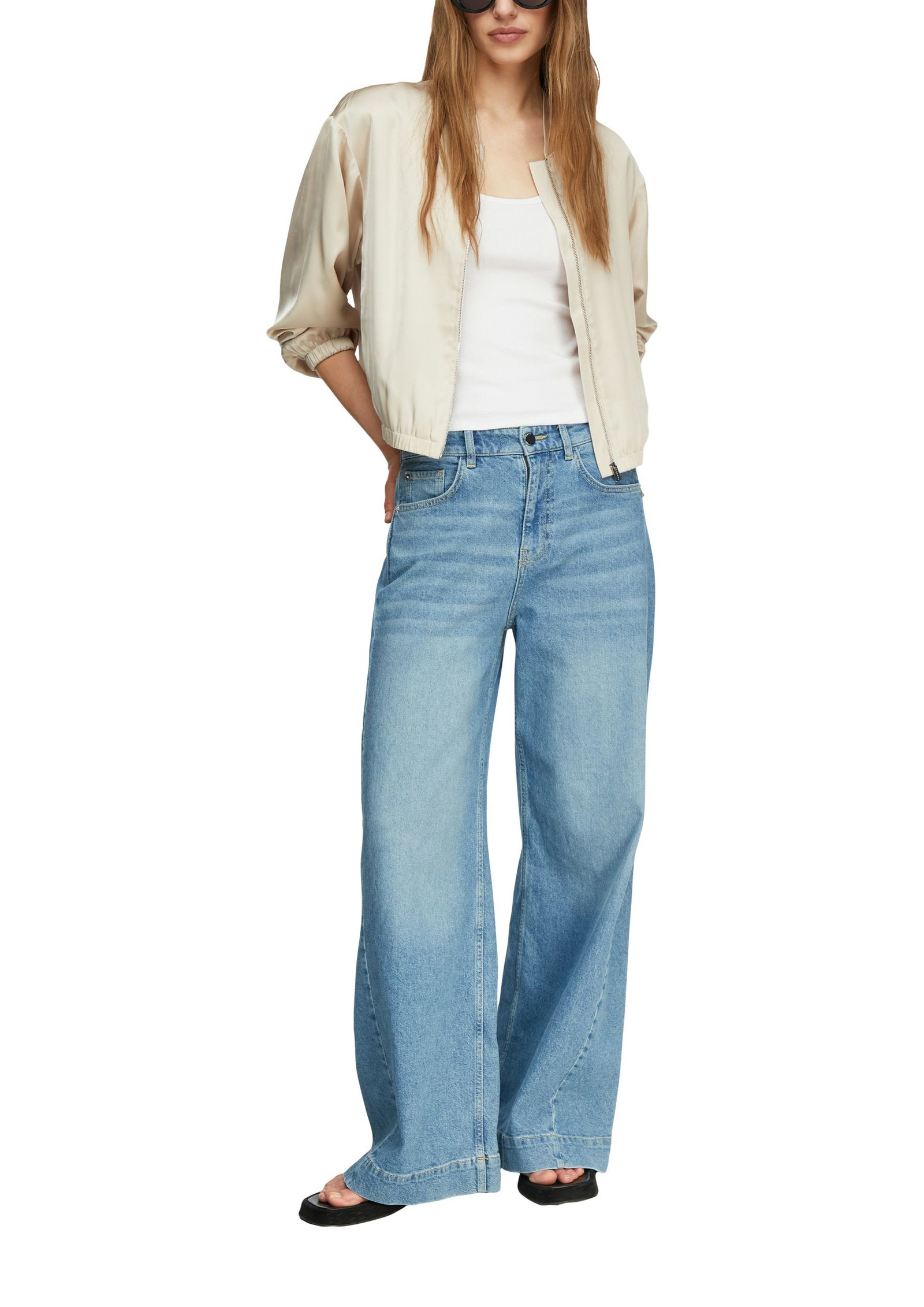 Comma |  Comma Kurzblazer  | 46 | beige