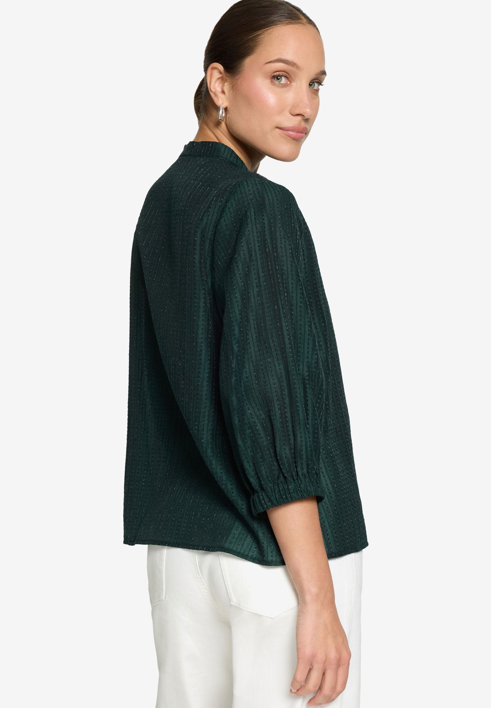 Zero |  Zero Druckbluse  | 34 | scarab