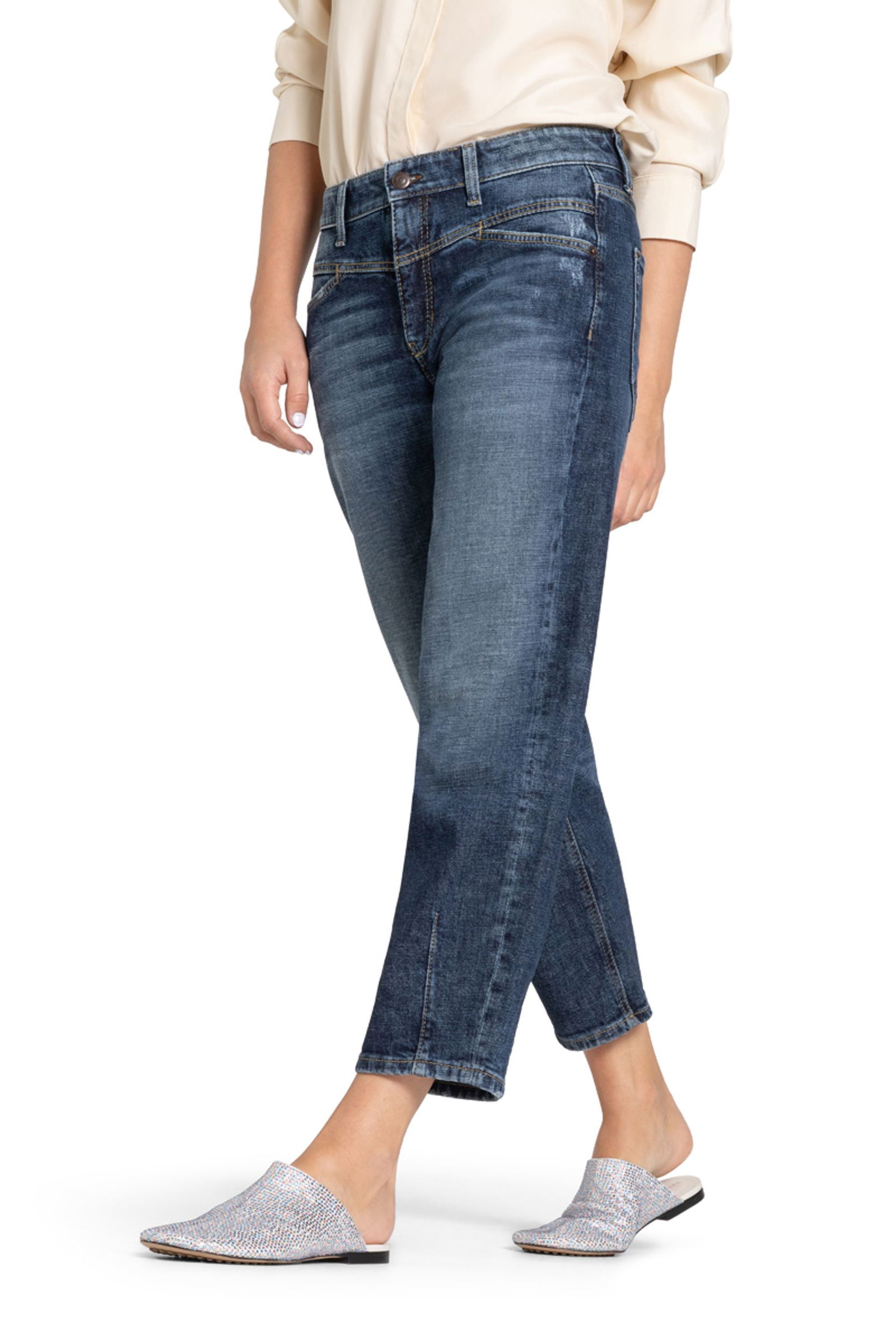 Cambio | Cambio Boyfriend Jeans | 38/27 | dark cross