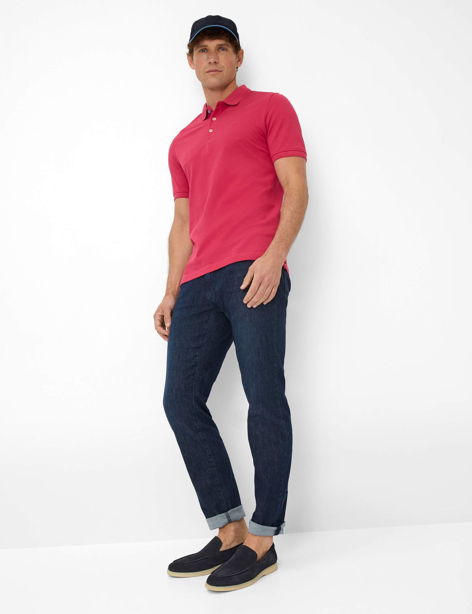 Brax |  Brax Poloshirt  | M | crunchy pink