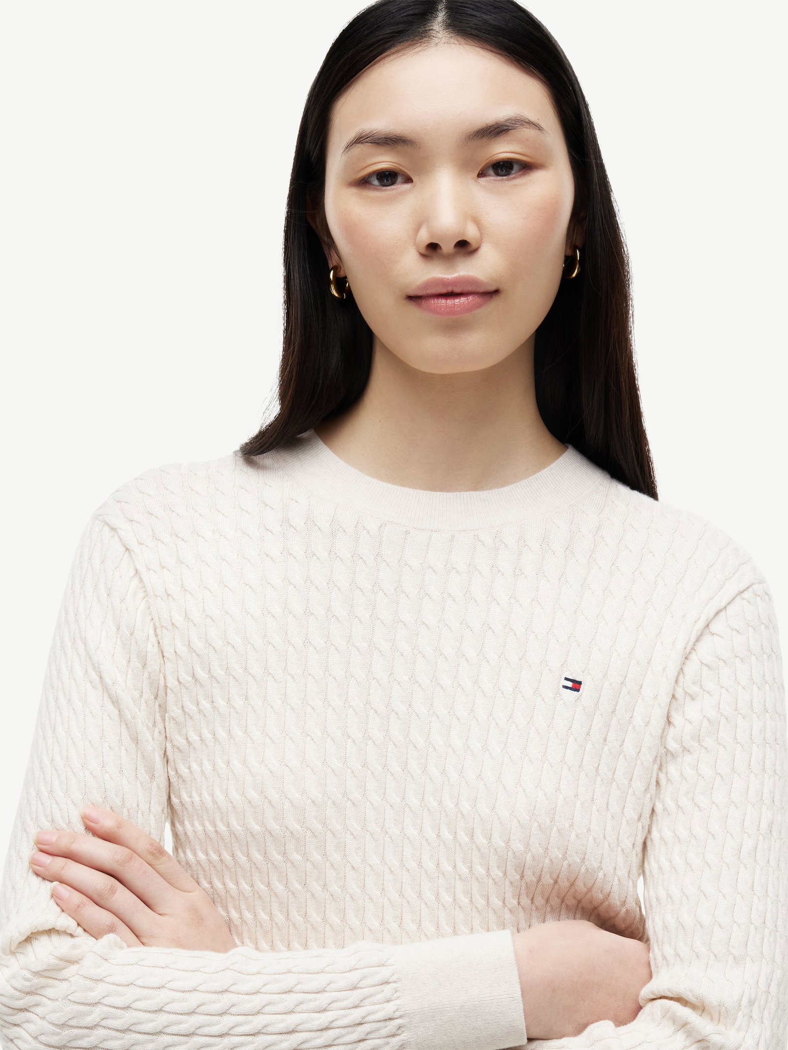 Tommy Hilfiger |  Tommy Hilfiger Longsleeve  | S | heather ivory petal