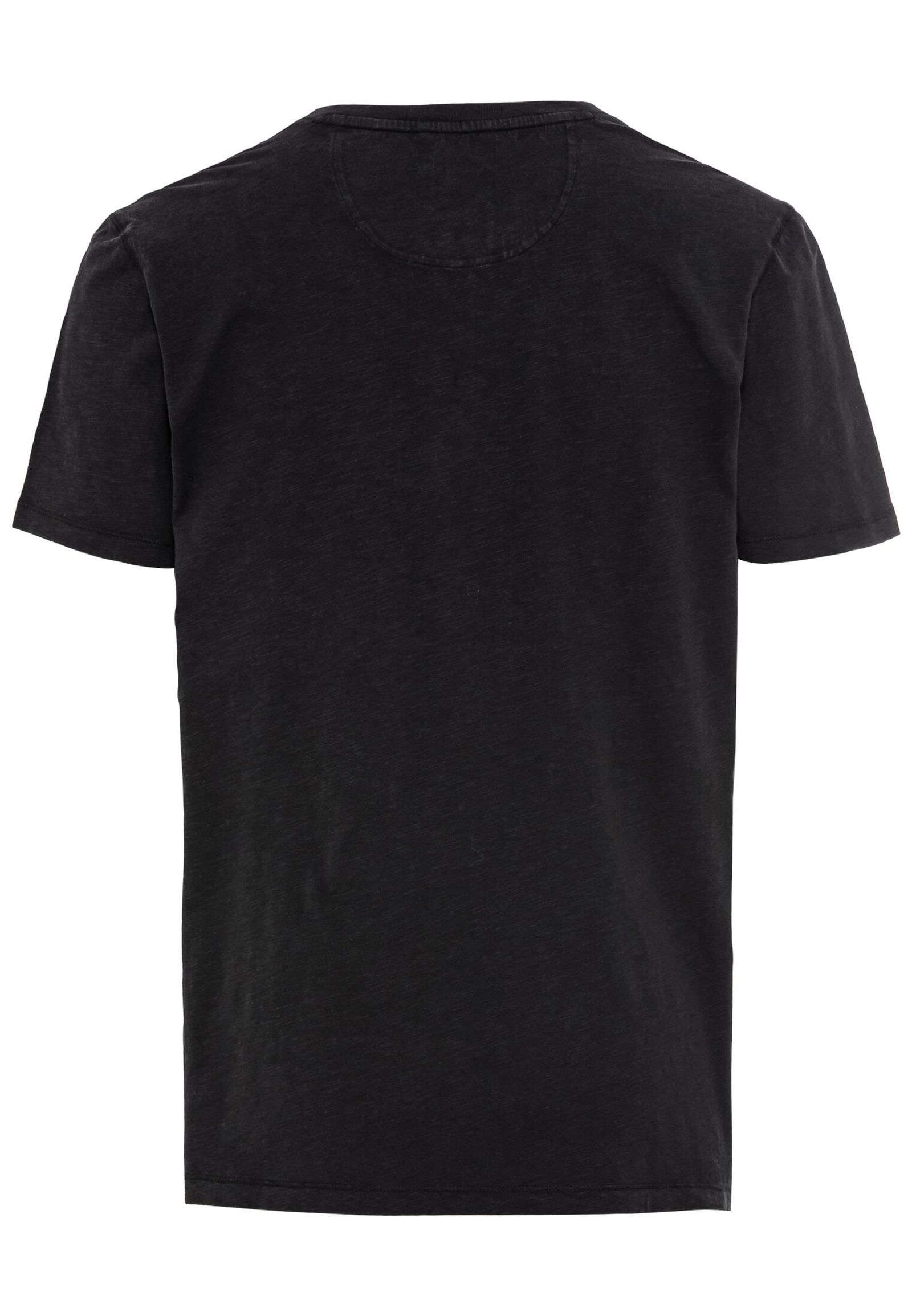 Camel Active Kurzarm Henley aus Organic Cotton