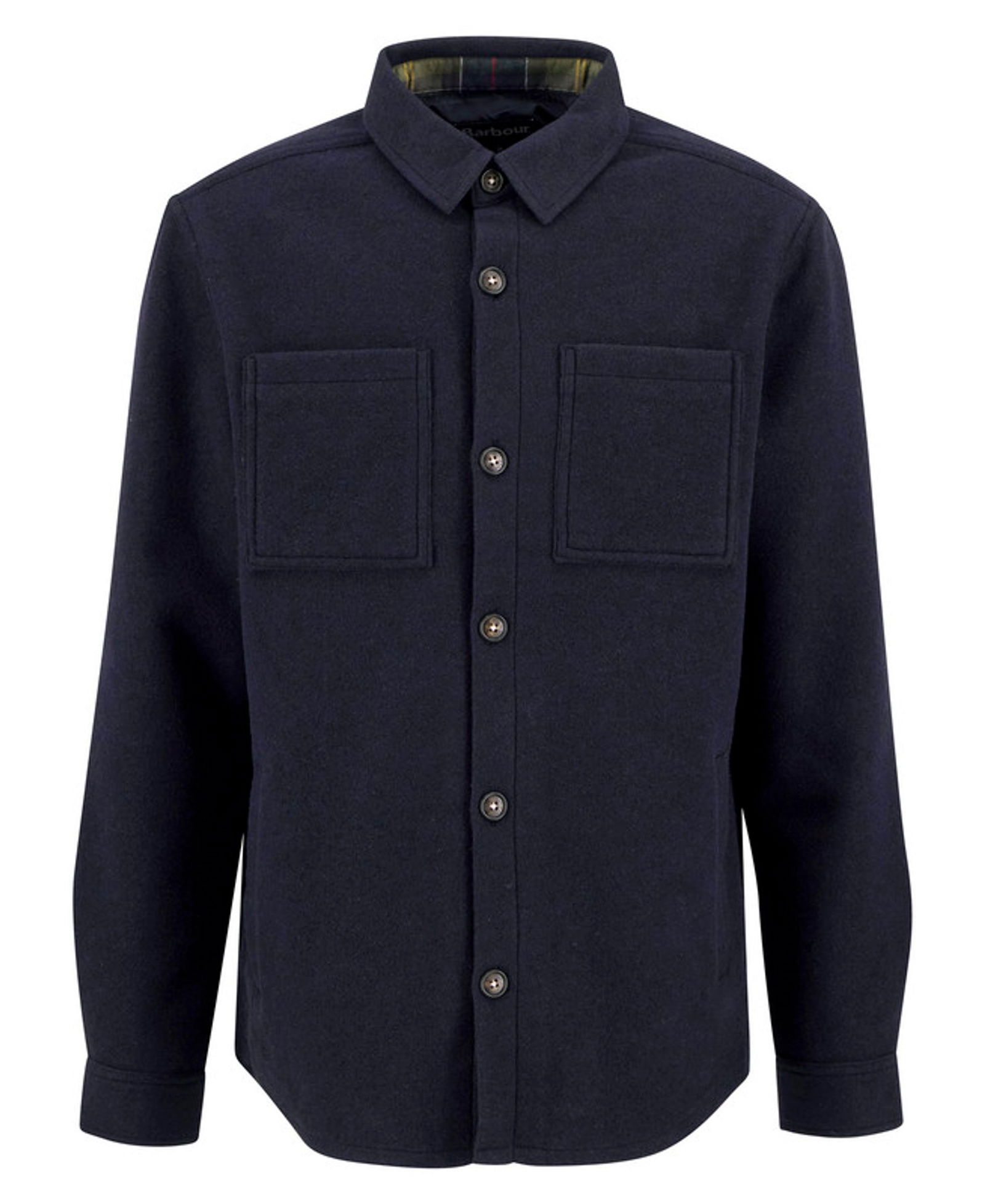  | Barbour Overshirt Marlow Tailored | L | Navy Marl