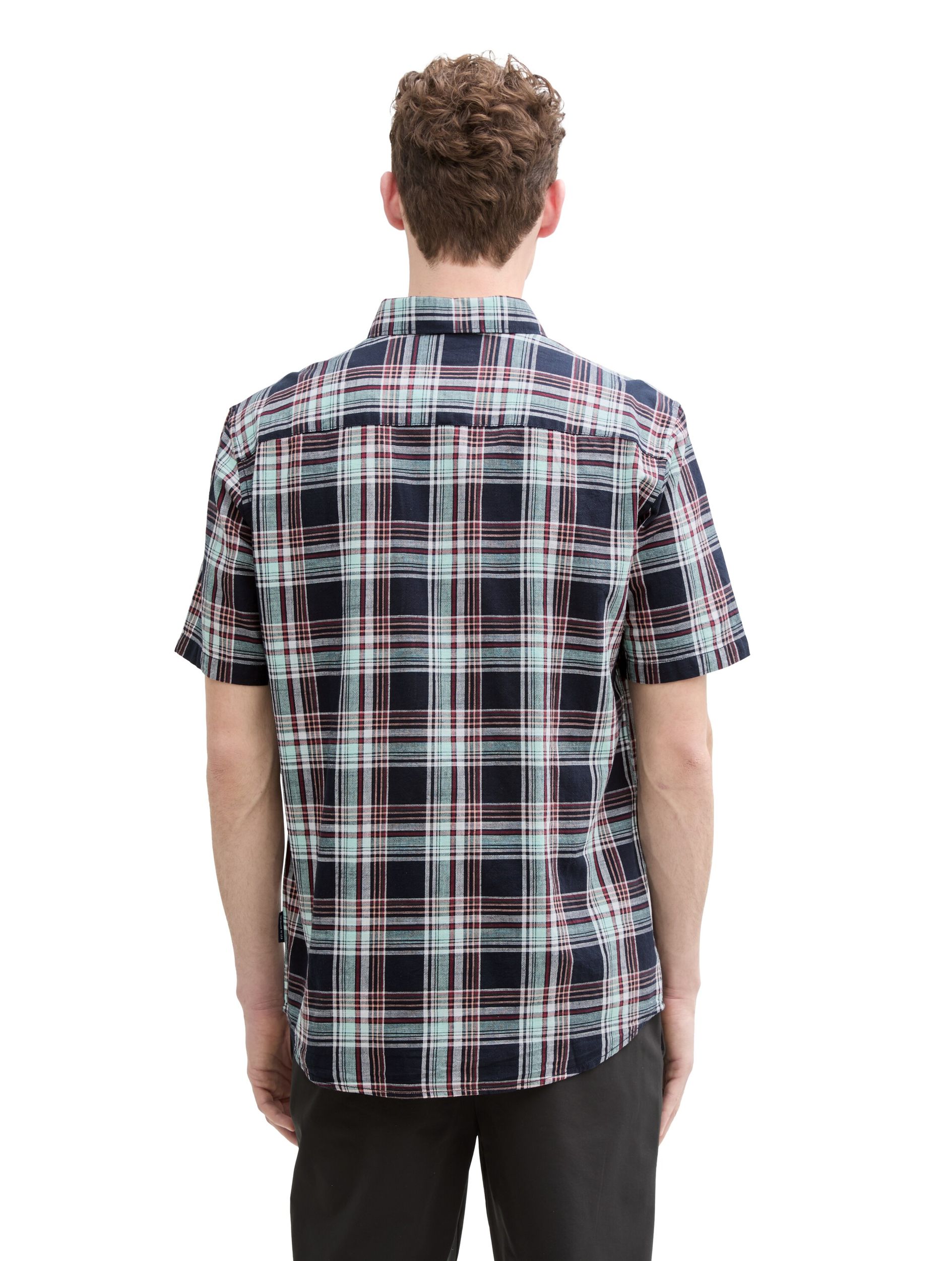 Tom Tailor |  Tom Tailor Hemd Slim Fit  | XL | blue multicol check