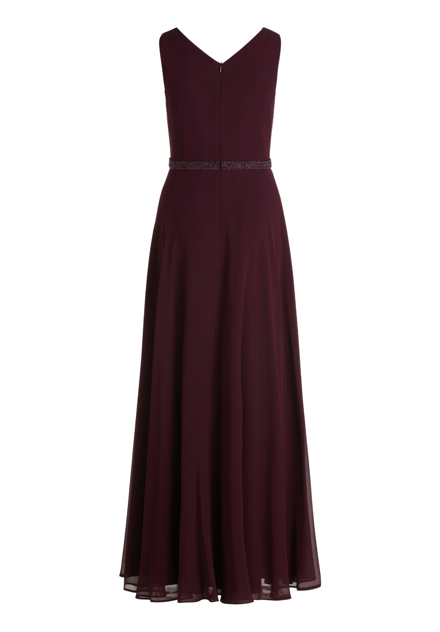 Kleid Lang ohne Arm, Strong Aubergine #2