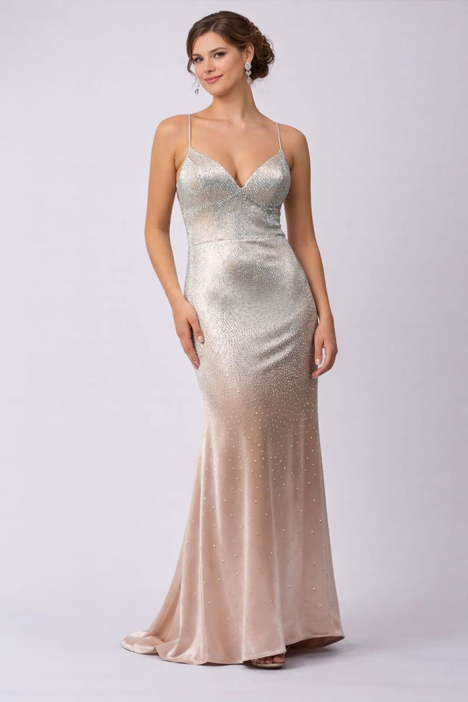 Mascara London |  Mascara London Langes Kleid  | 34 | Champagne