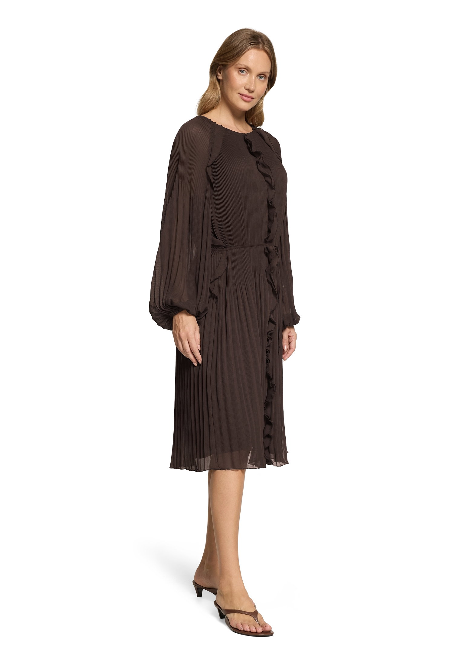 Kleid Kurz 1/1 Arm, Black Coffee #5