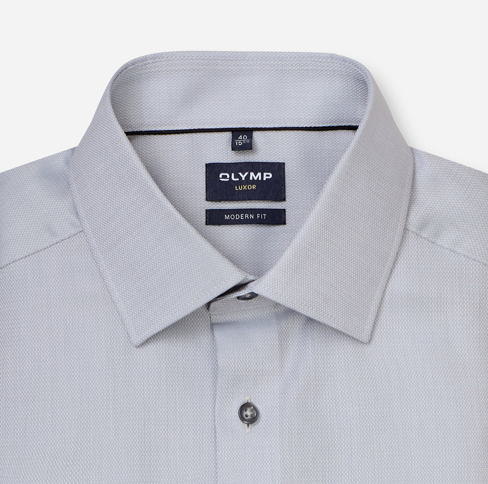 Olymp |  Olymp Hemd Modern Fit  | 42 | silbergrau