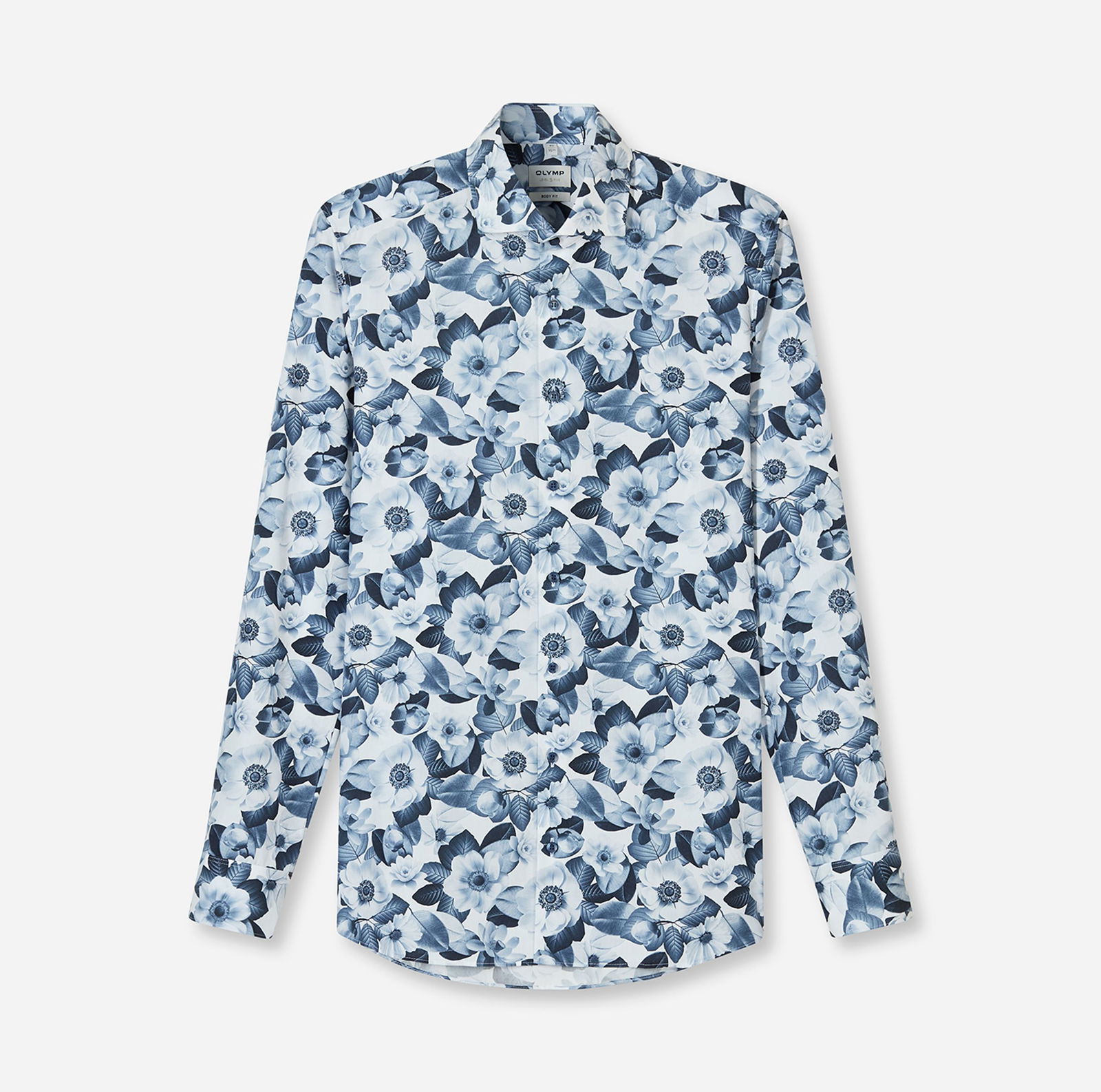 Olymp |  Olymp Hemd Slim Fit  | 44 | bleu