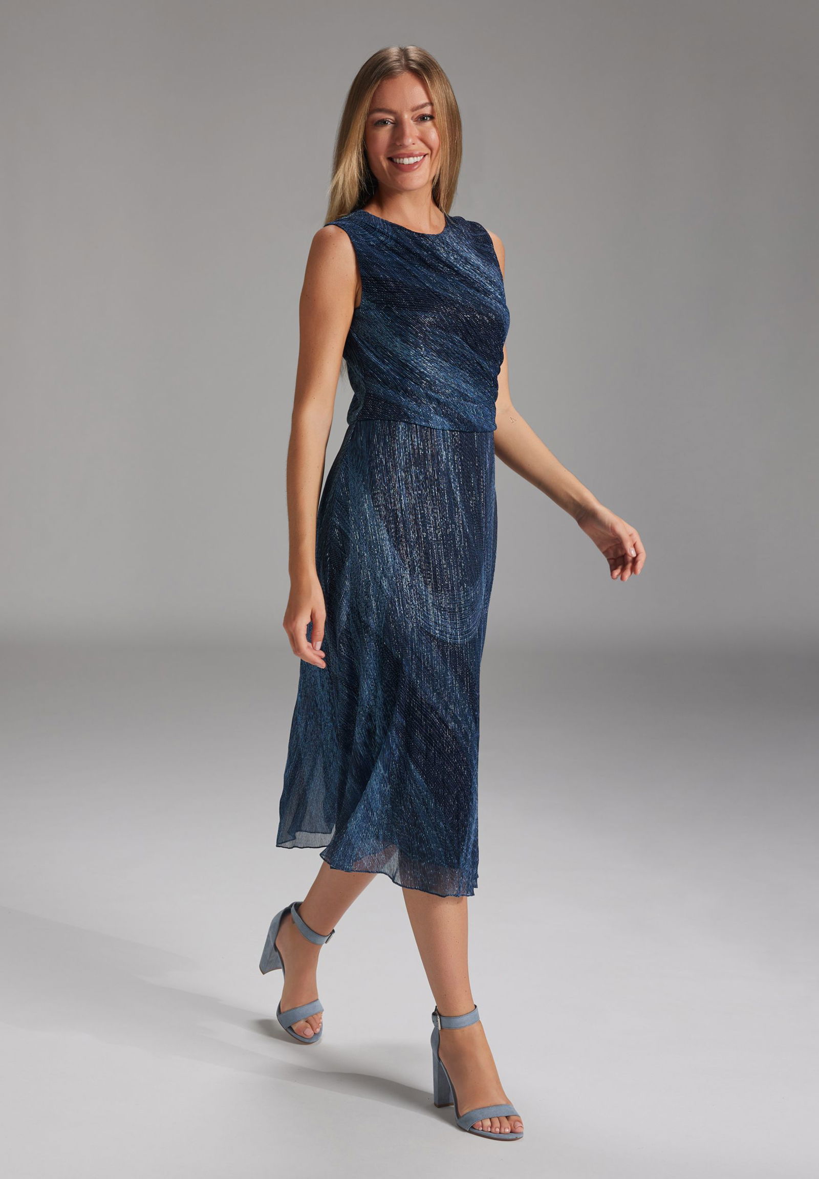 SWING |  SWING Kurzes Kleid  | 38 | azure blue