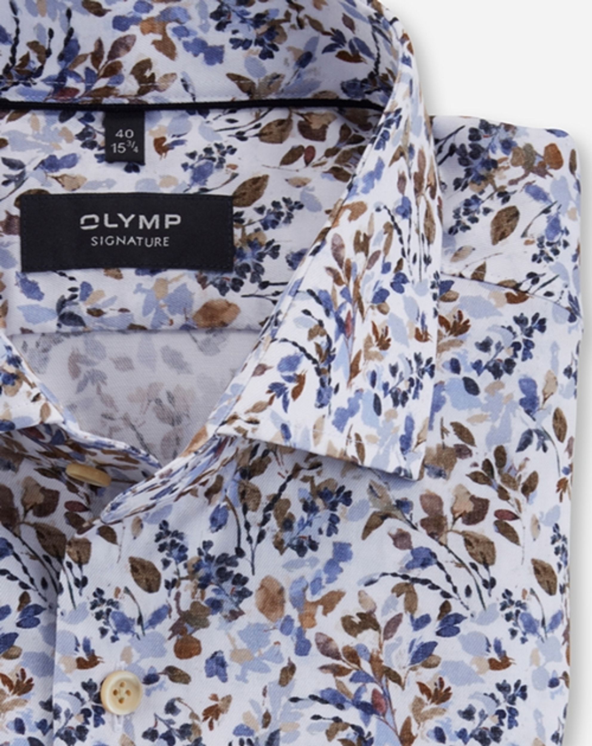 OLYMP Signature |  Olymp Signature Hemd Tailored Fit | 44 | bleu