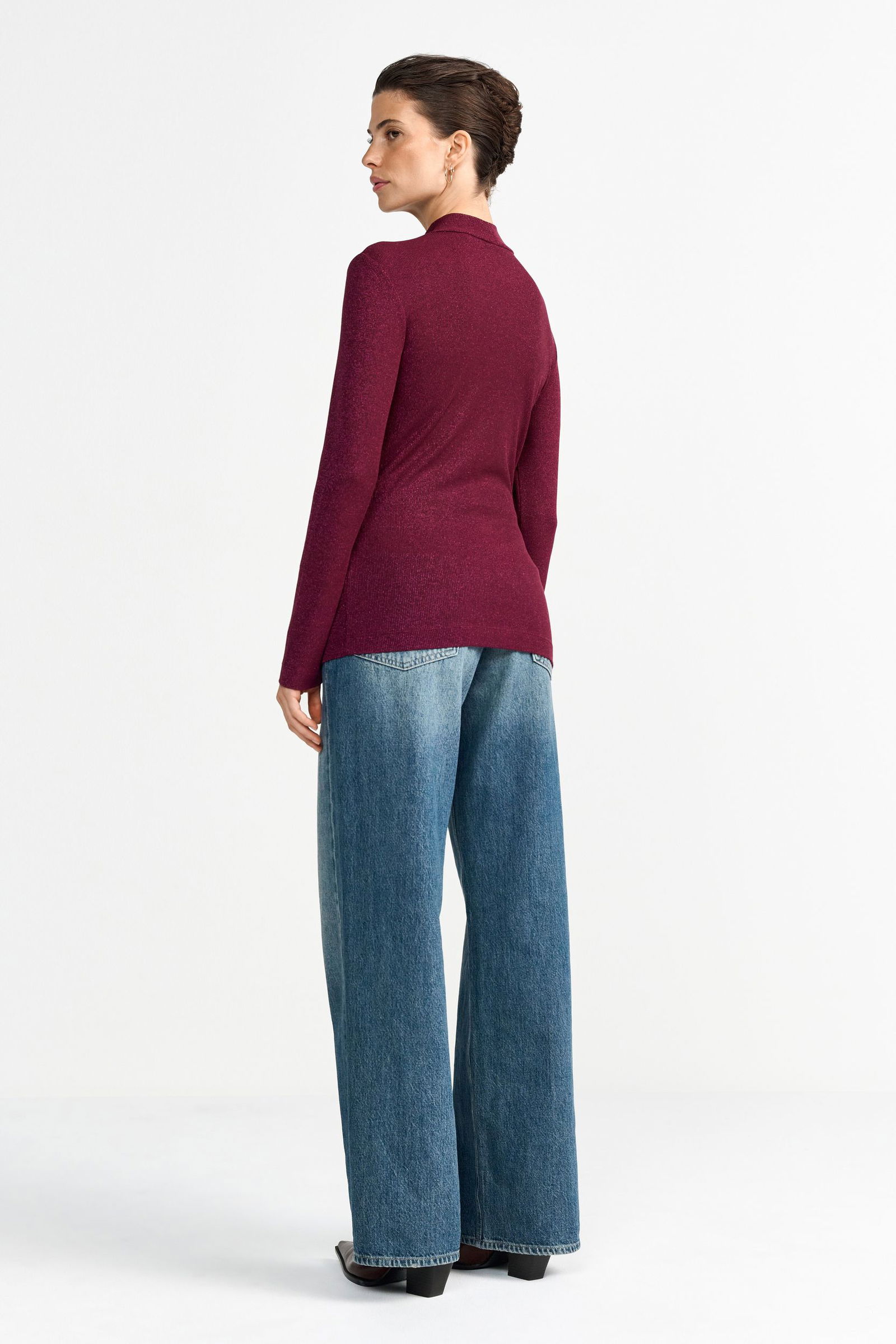 Rich & Royal | Rich & Royal Pullover | L | ruby glow