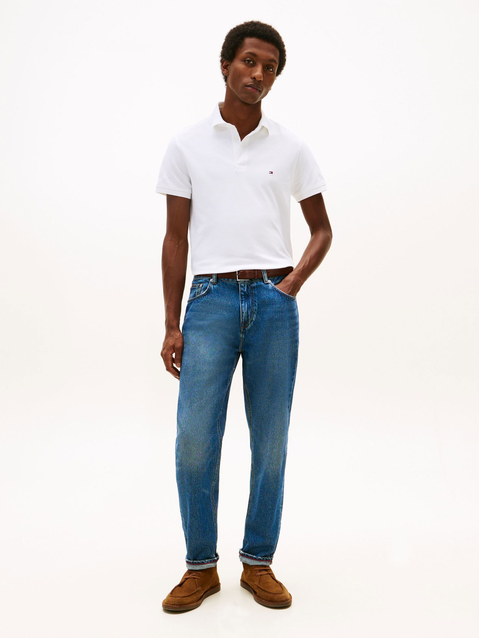 Tommy Hilfiger |  Tommy Hilfiger Poloshirt  | L | white