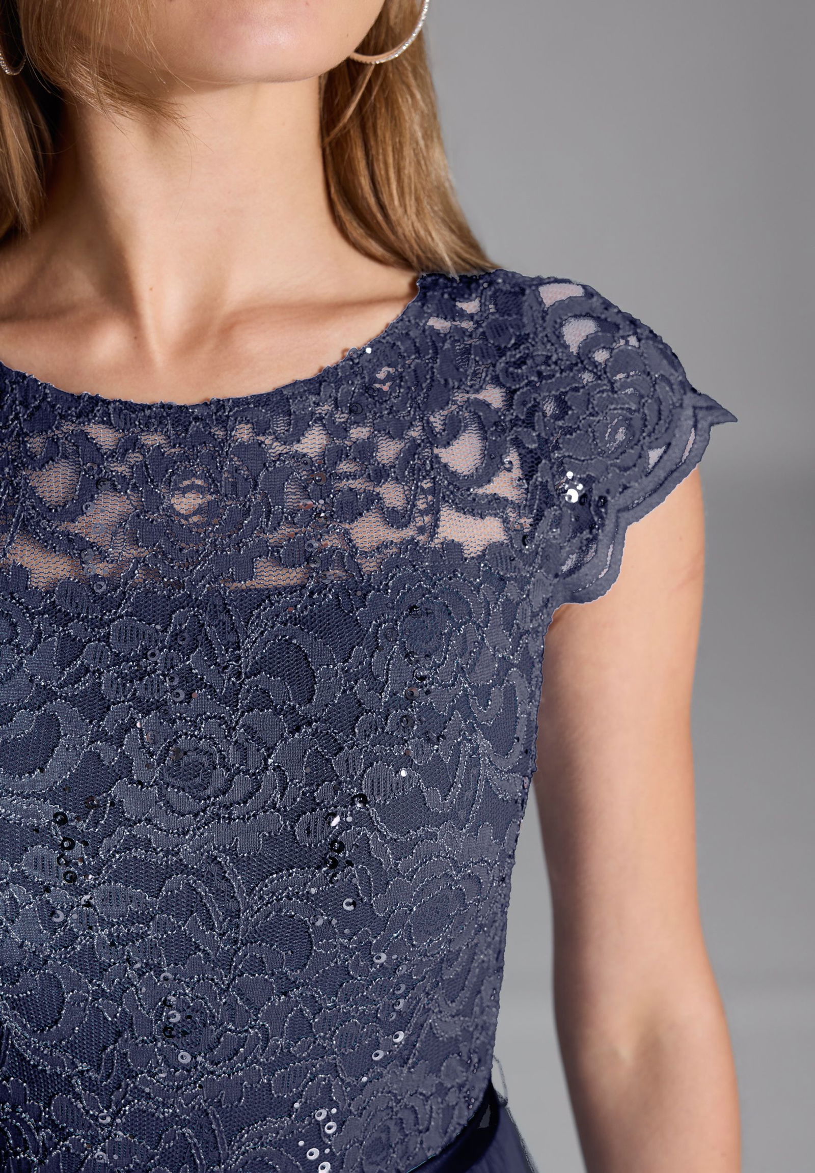 SWING | SWING Langes Kleid | 44 | navy