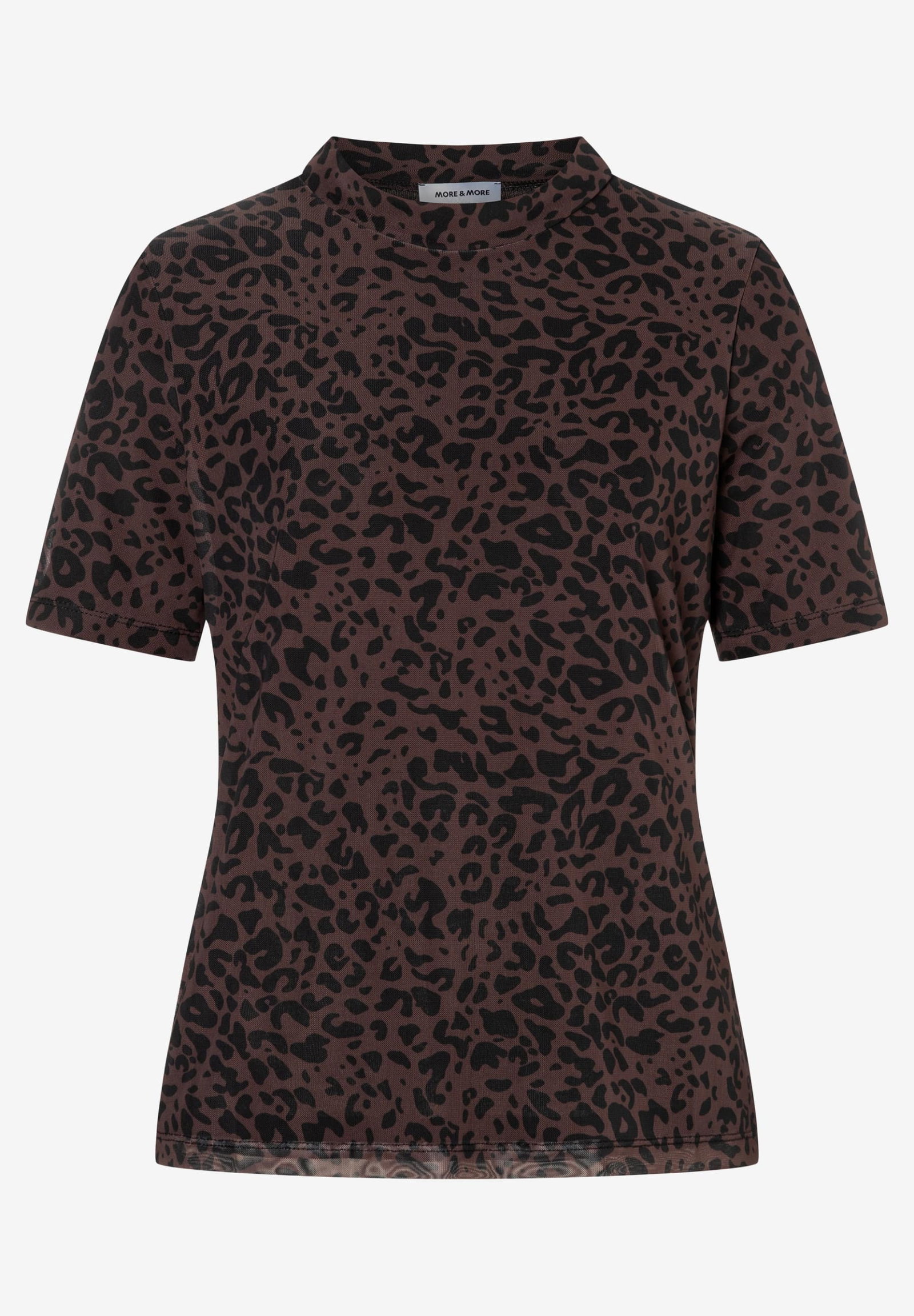Mesh Shirt, twotone leo print #1