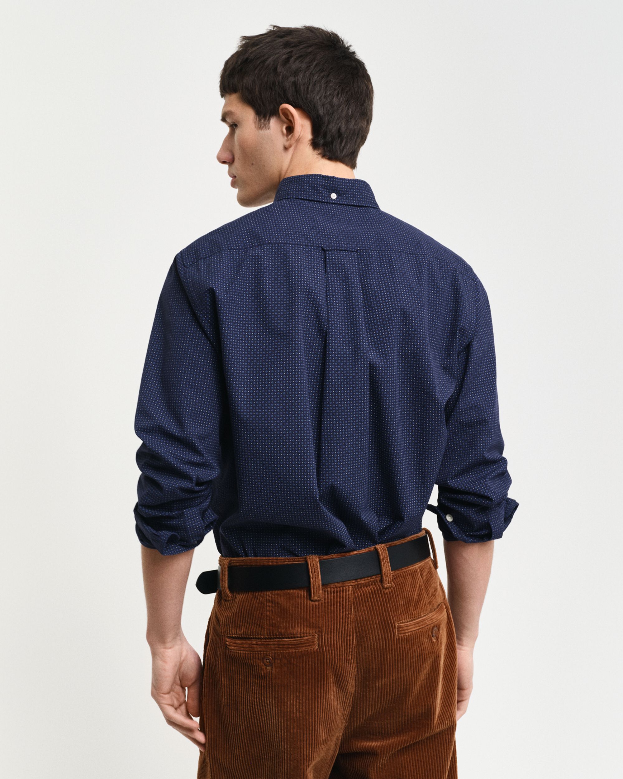 Gant |  Gant Hemd Regular Fit  | M | evening blue