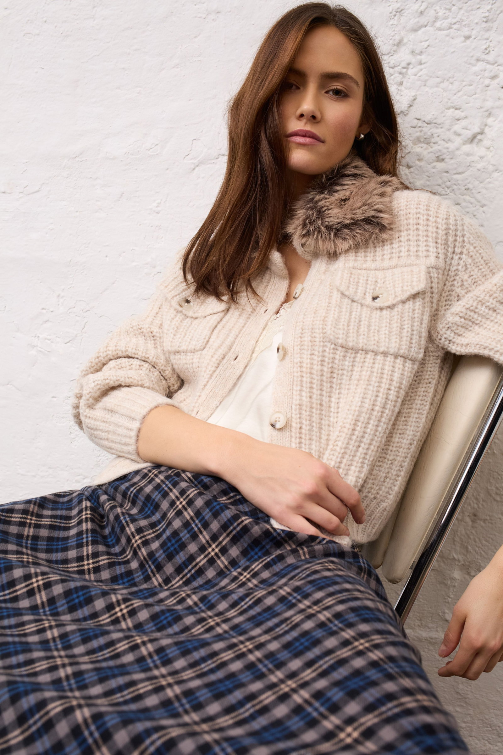 Jacke, light beige mel #6