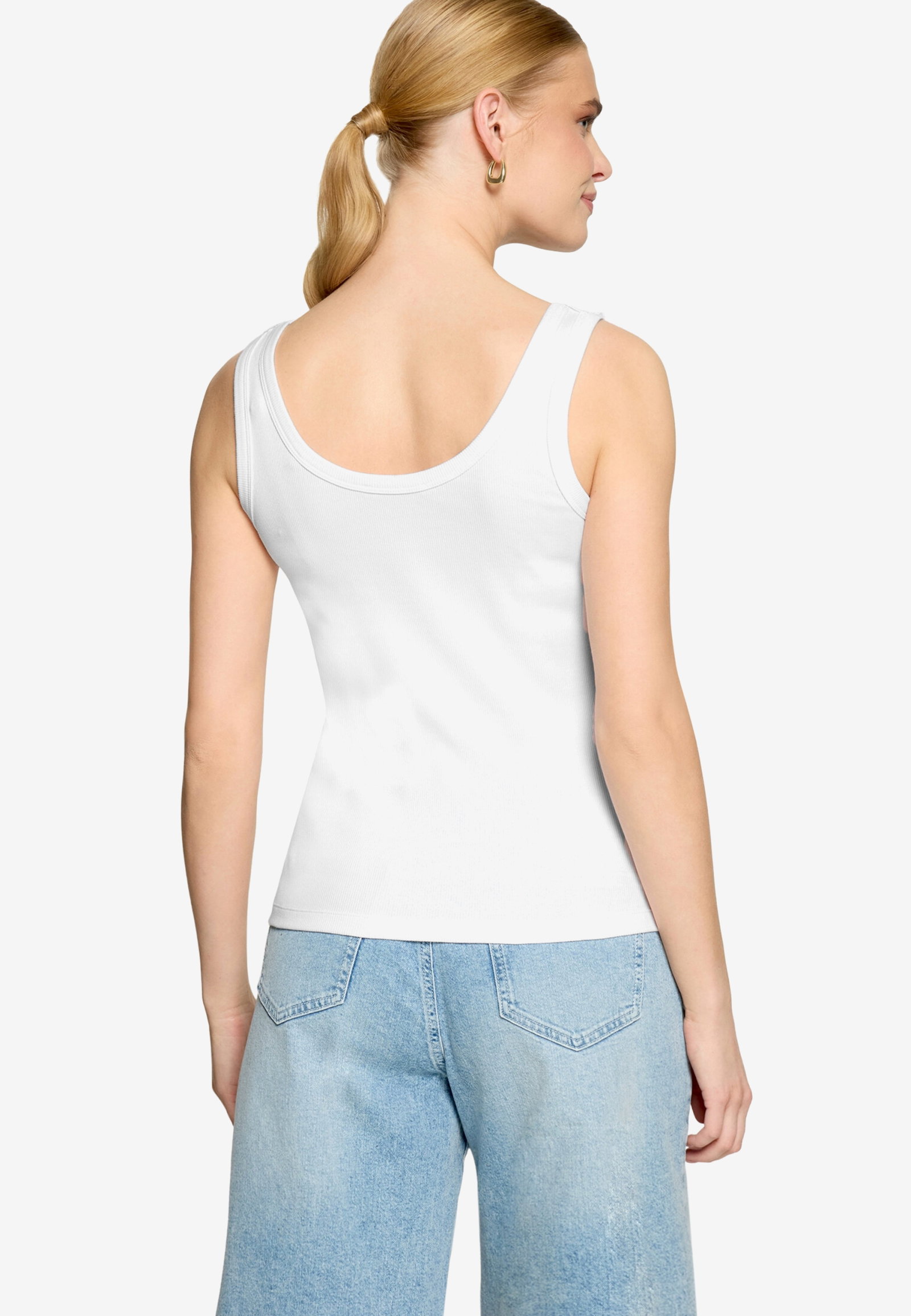 Top Kurz Tanktop, Brilliant White #7