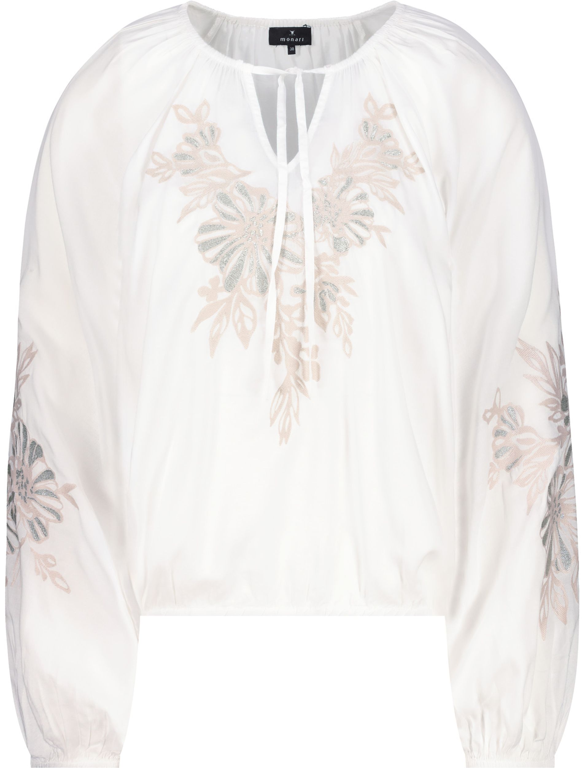Monari |  Monari Druckbluse  | 42 | off-white