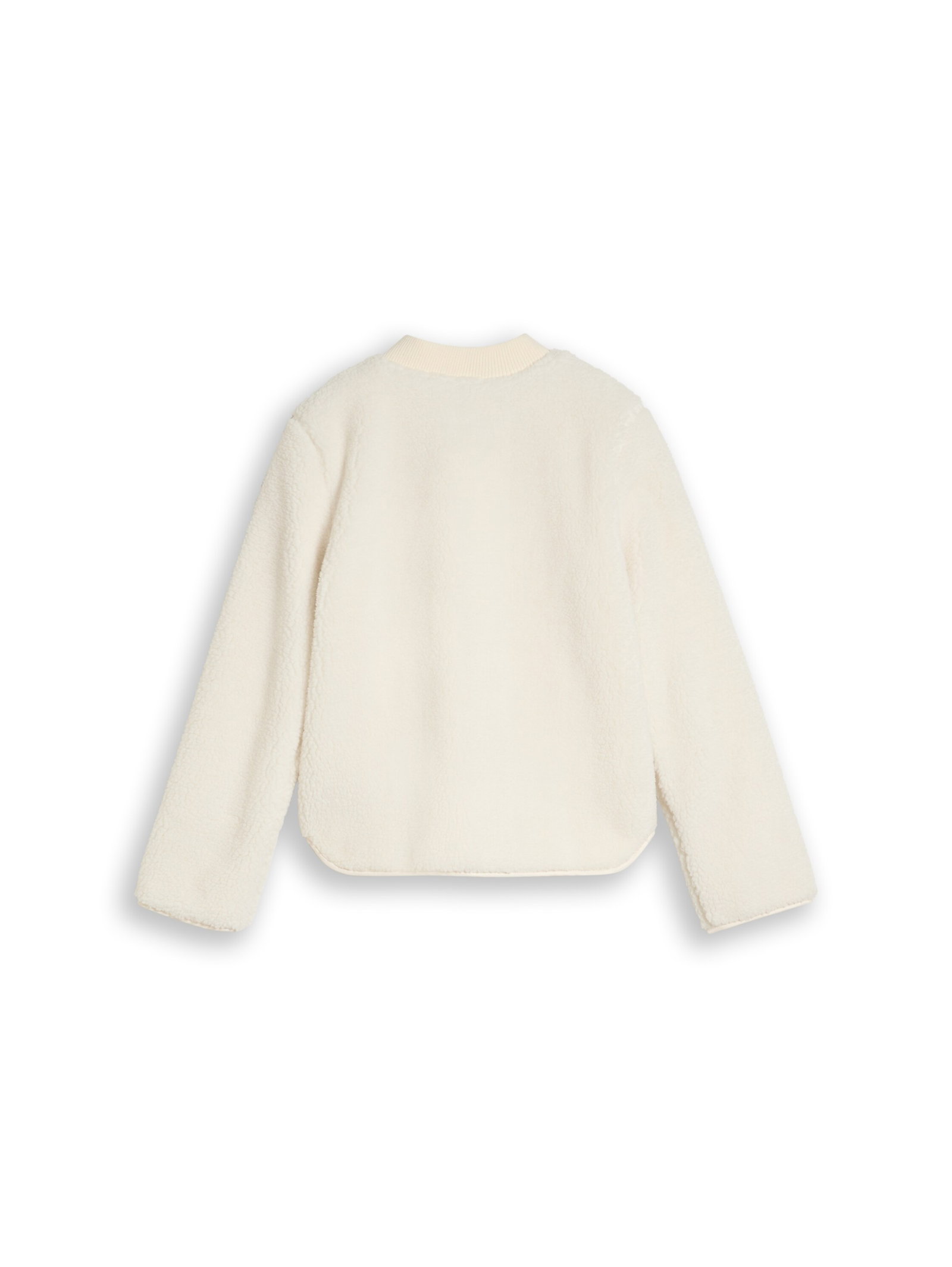 teddy bomber jacket, light creme teddy #2