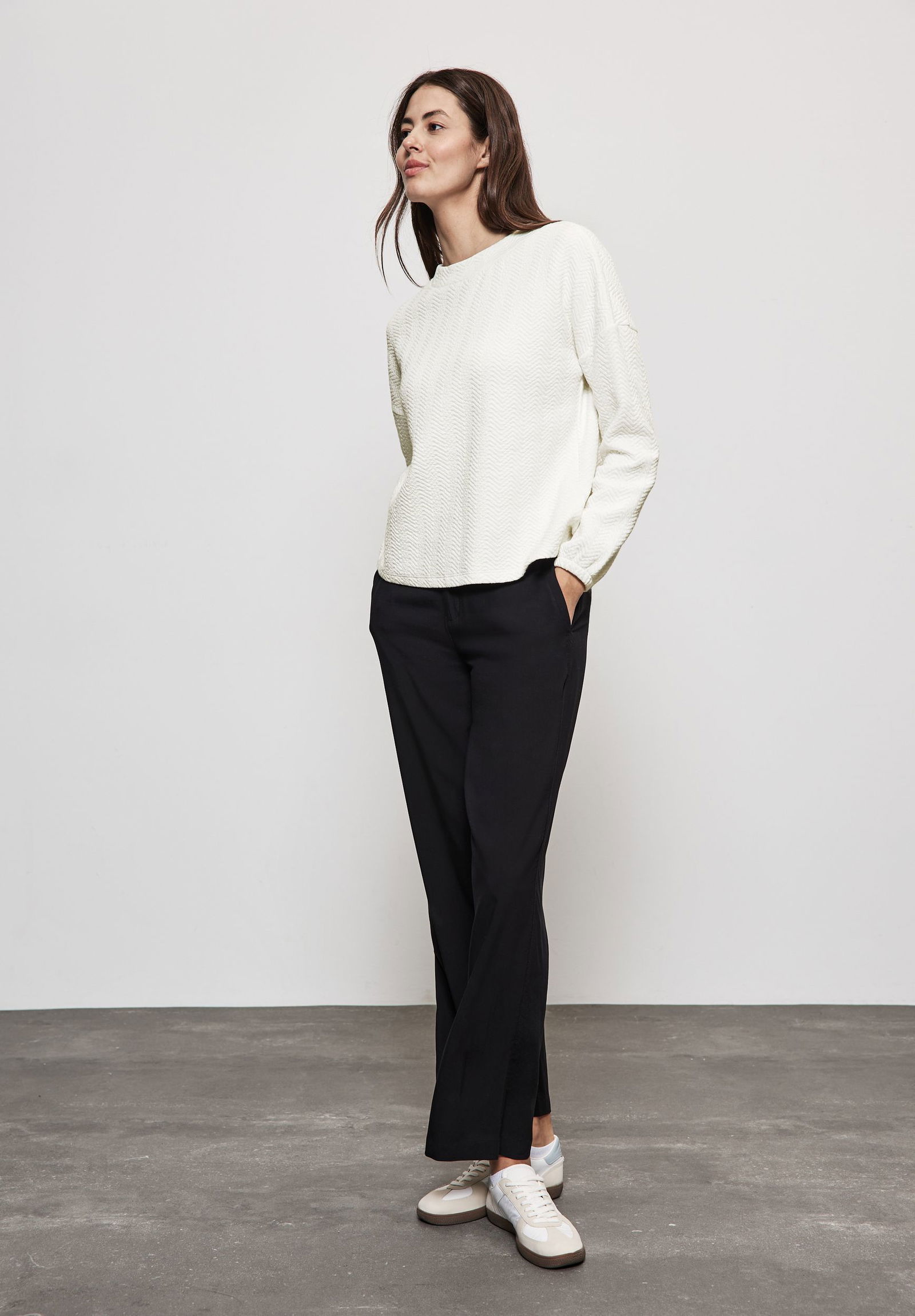 Street One |  Street One Pullover  | 42 | lucid white