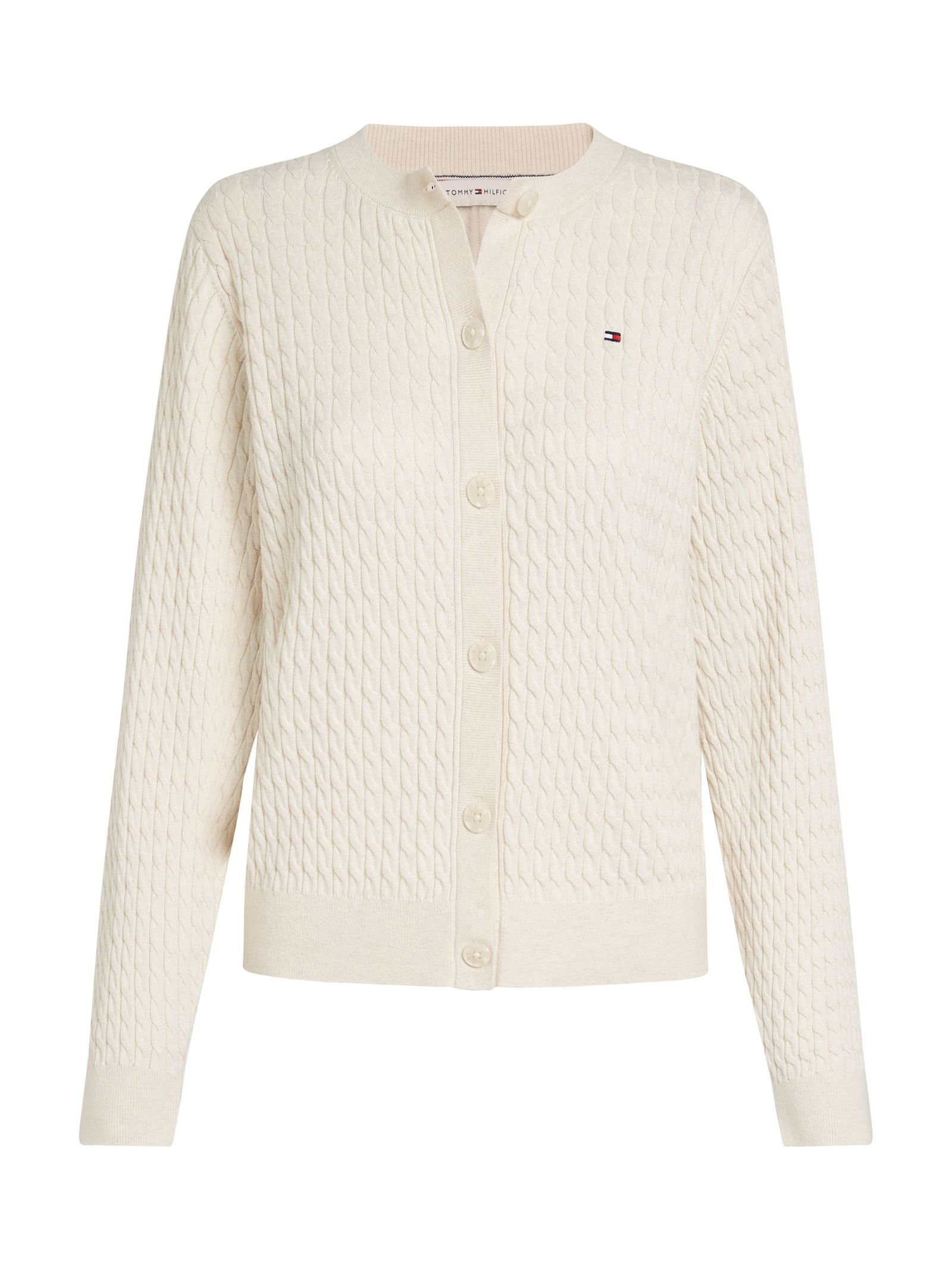 Tommy Hilfiger |  Tommy Hilfiger Strickjacke | Cardigan  | S | heather ivory petal