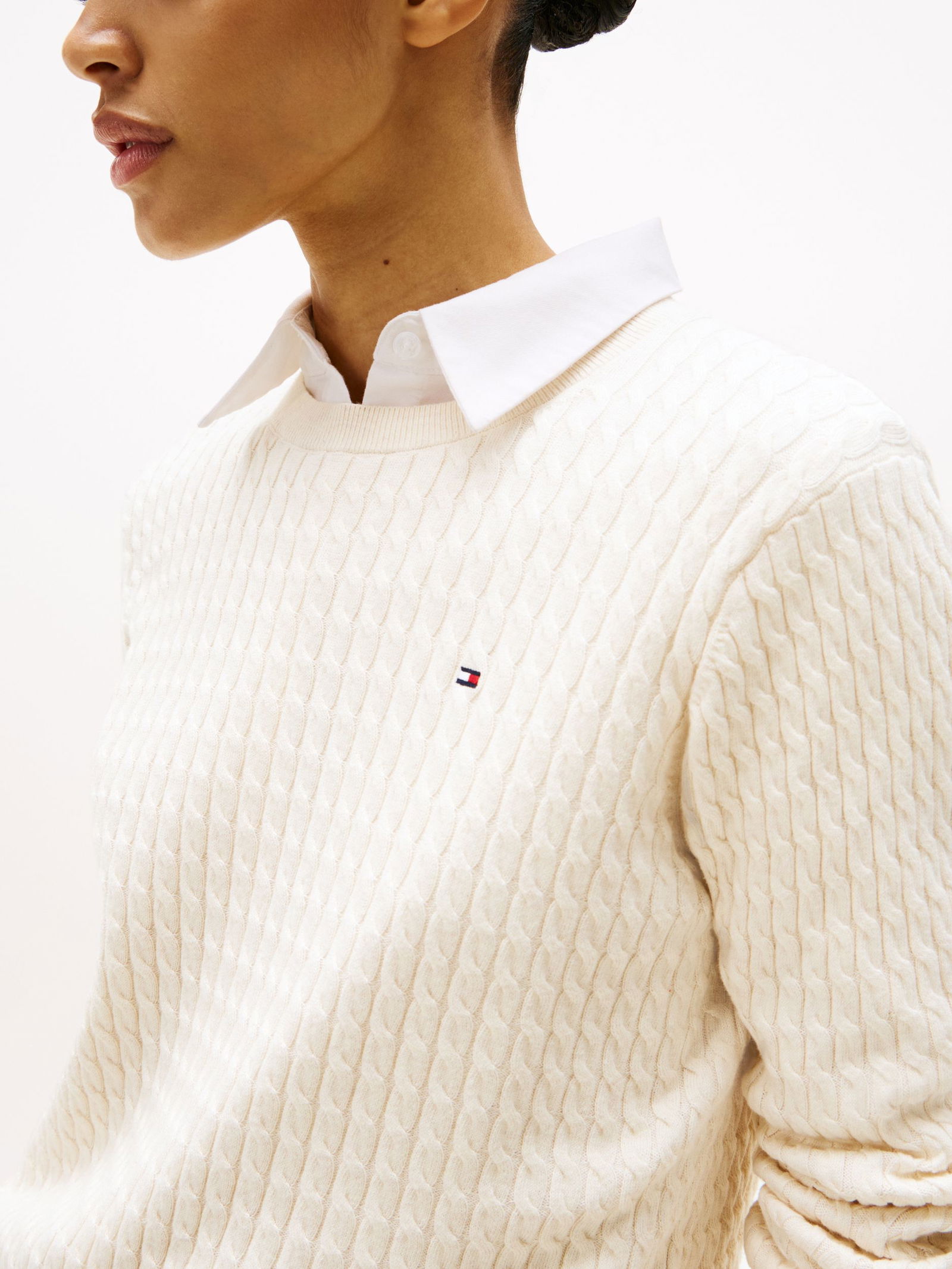 Tommy Hilfiger |  Tommy Hilfiger Longsleeve  | S | heather ivory petal