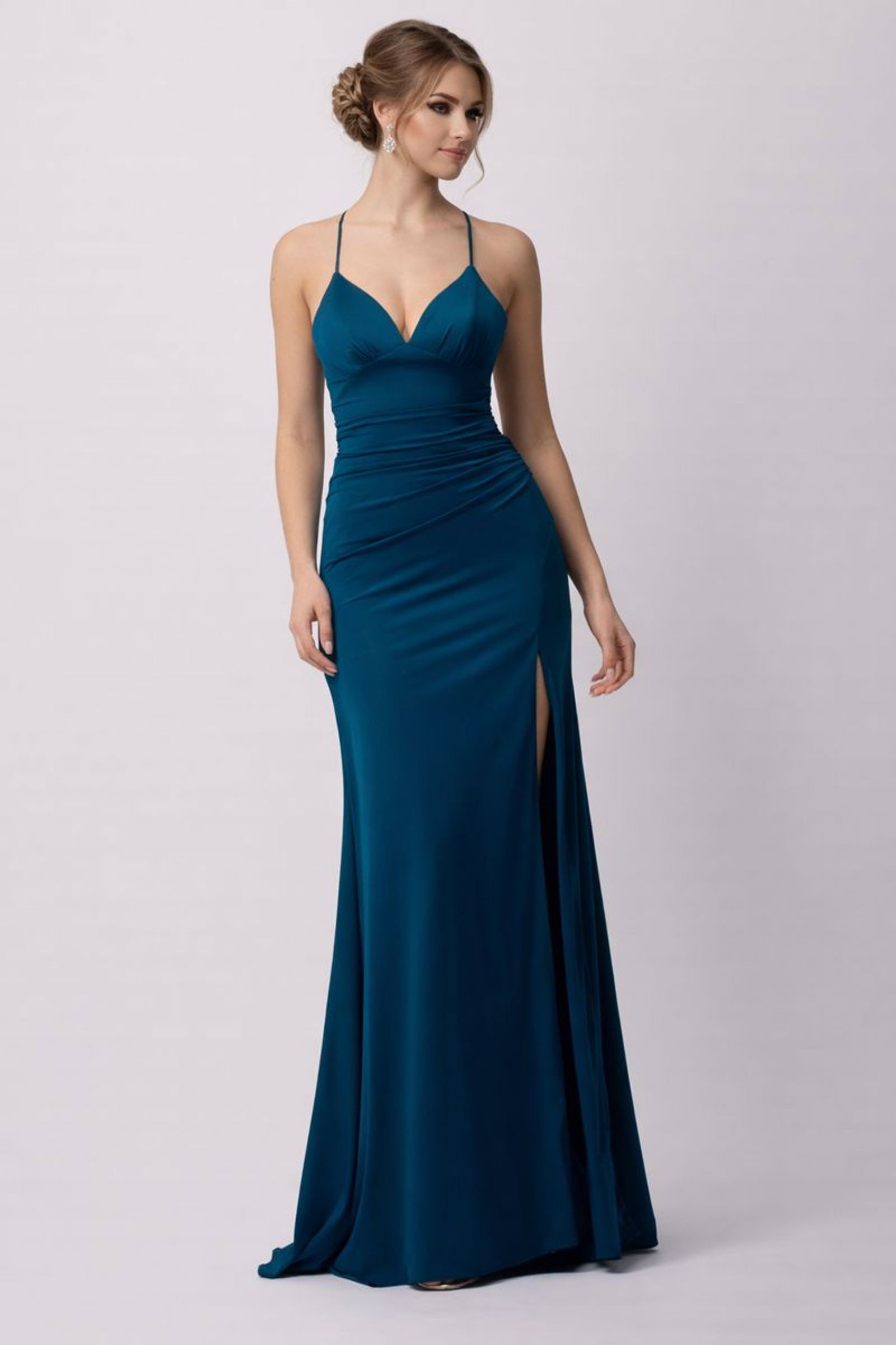 220c84040feeca80299c1c8c45bdf443 Mascara London | Mascara London Langes Kleid | 34 | Blau