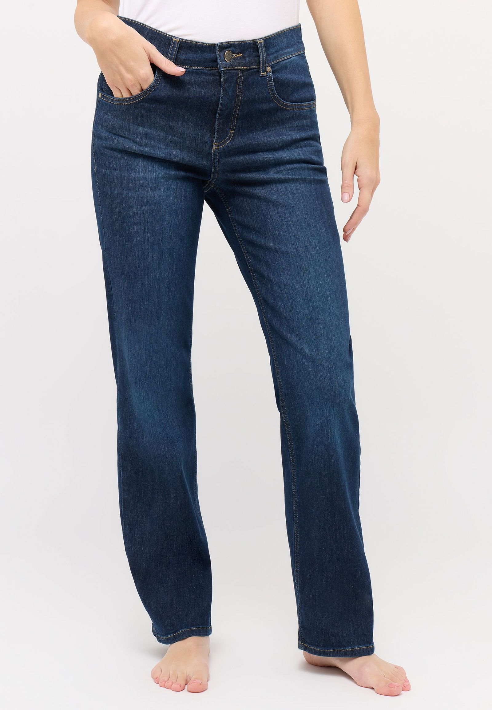 691e604d5d167dbf81171011a0fdd994 Angels | Angels 5-Pocket Jeans "Lara" | 42/28 | dark indigo used