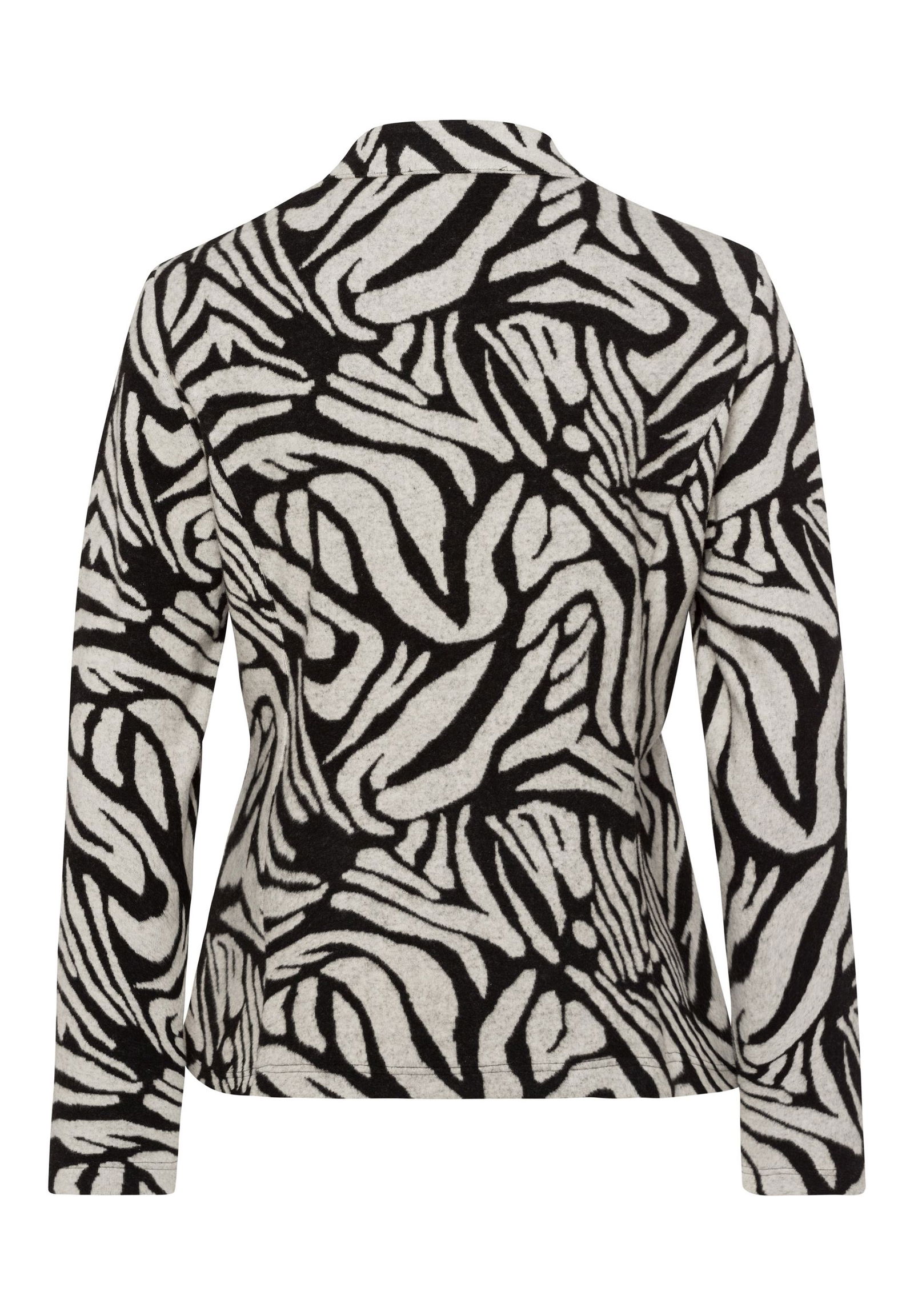 Frank Walder |  Frank Walder Pullover  | 52 | ecru/schwarz