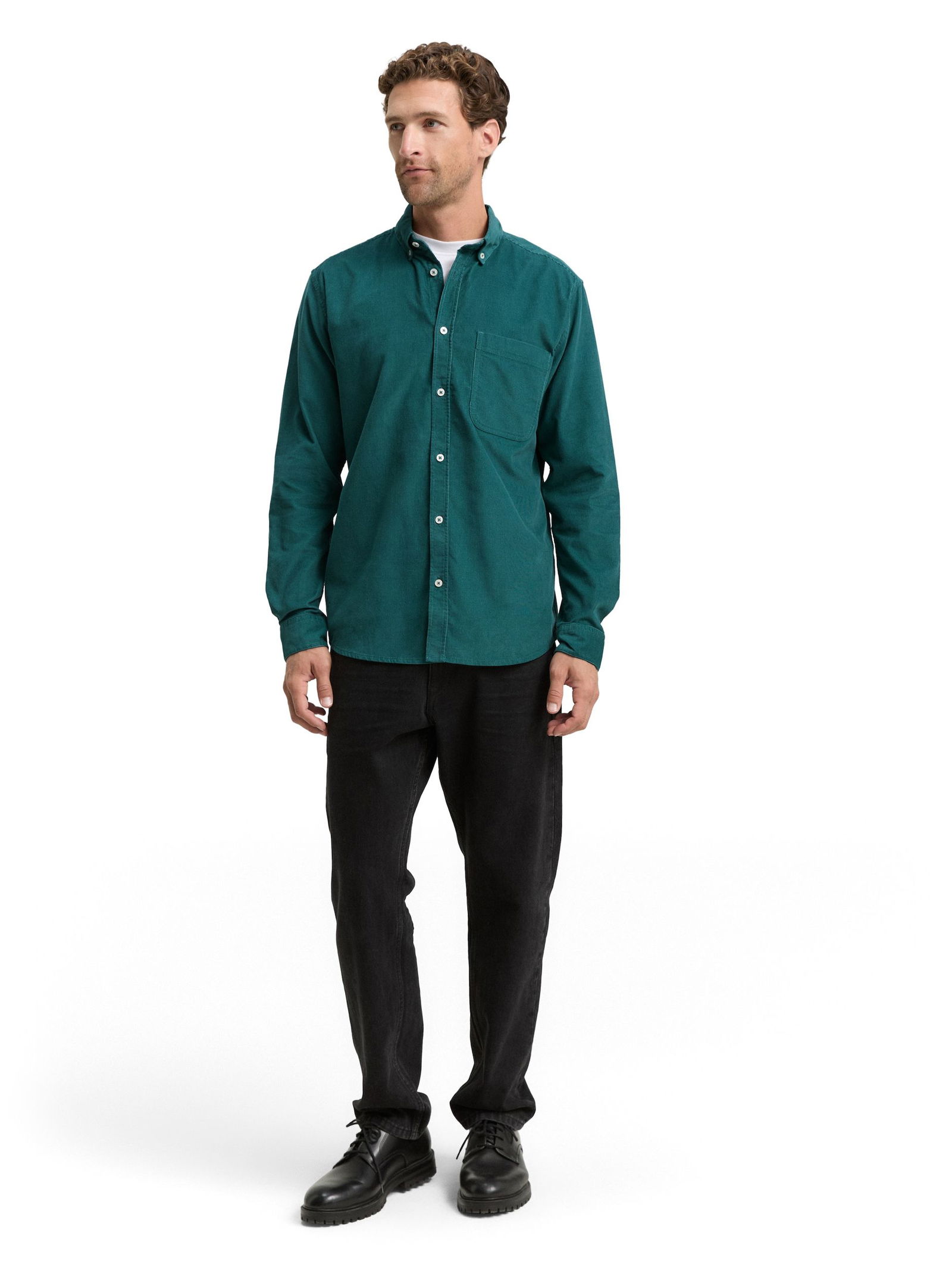Tom Tailor | Tom Tailor Hemd Slim Fit | XL | jasper green