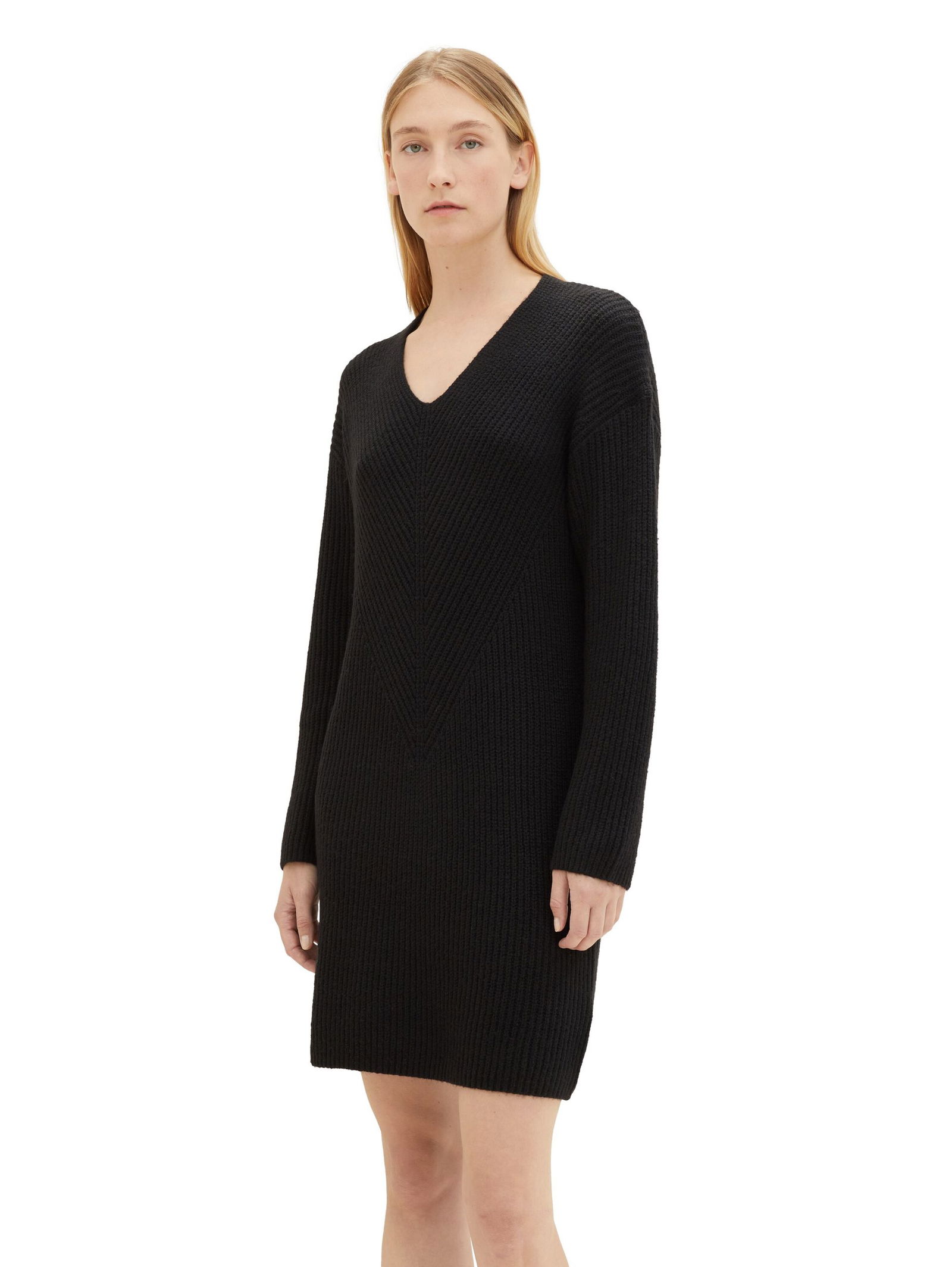 Kleid mit Ripp-Struktur