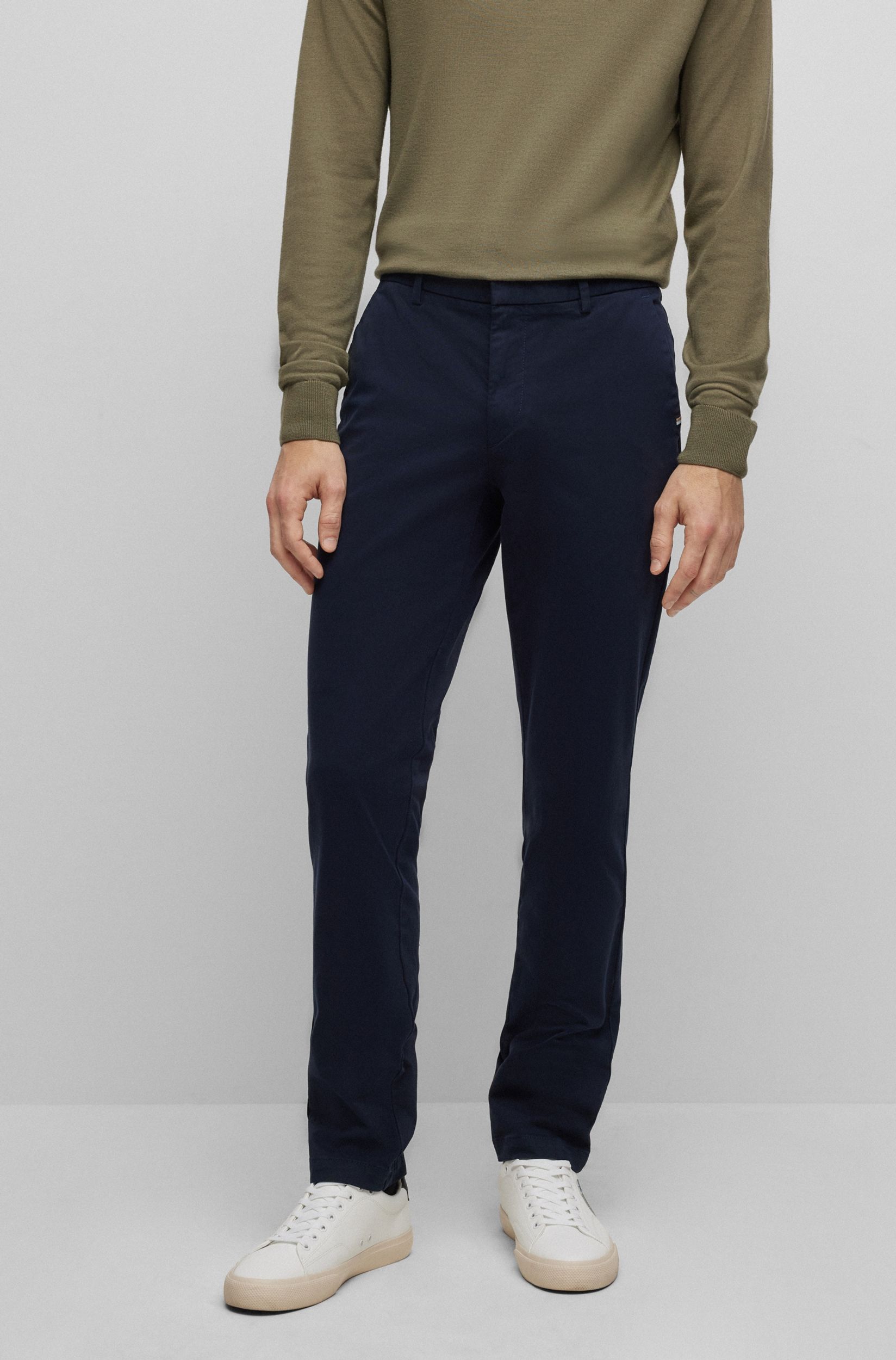 BOSS Menswear Black Chino 
