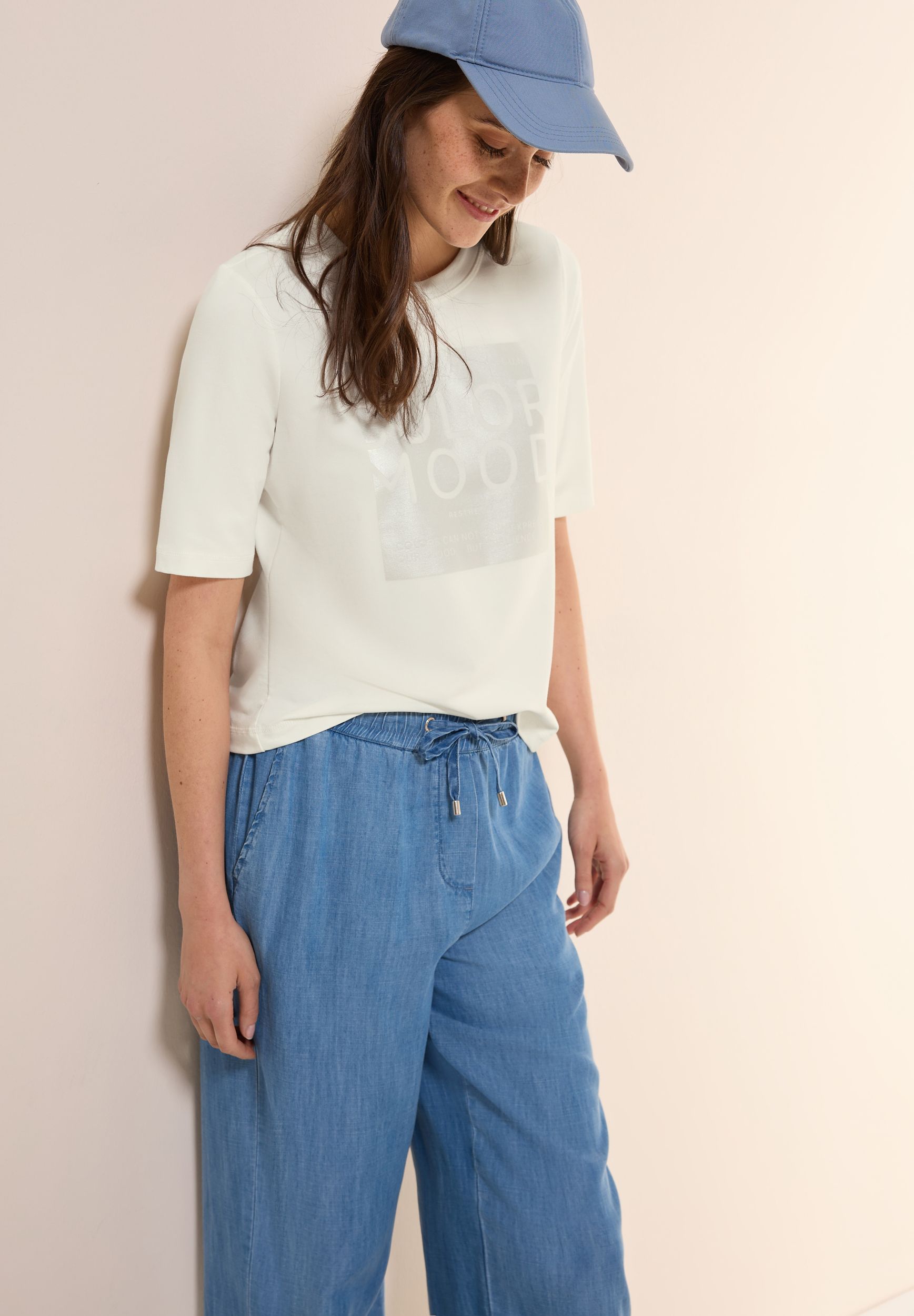CECIL |  CECIL Shirt  | S | vanilla white