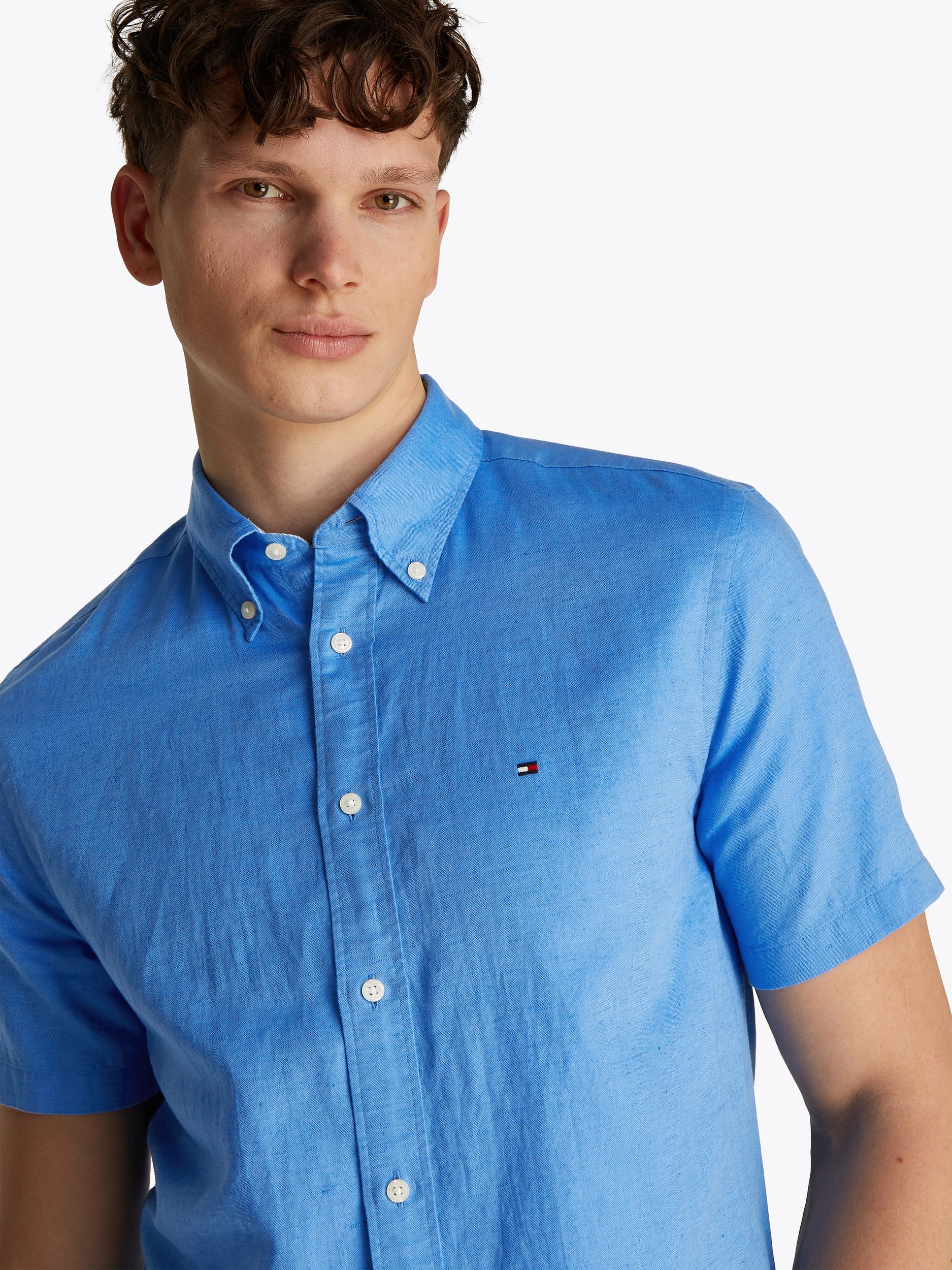 Tommy Hilfiger |  Tommy Hilfiger Hemd Regular Fit  | M | white