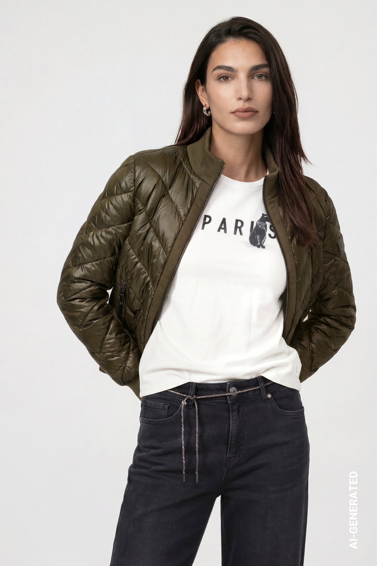 Jacke, olive #2