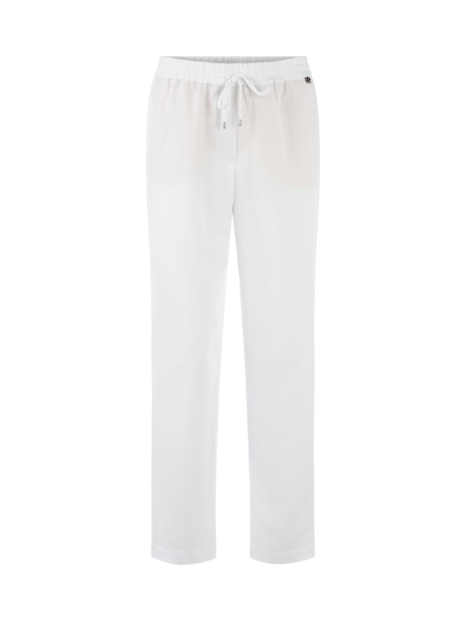 Marc Cain Pants |  Marc Cain Pants Leinenhose  | 42 | white